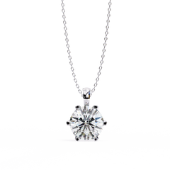 Mallory Solitaire Pendant