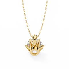 Mallory Solitaire Pendant