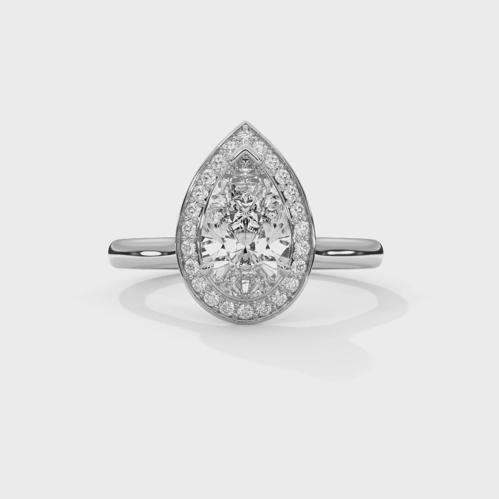 Gwyneth Halo  Ring