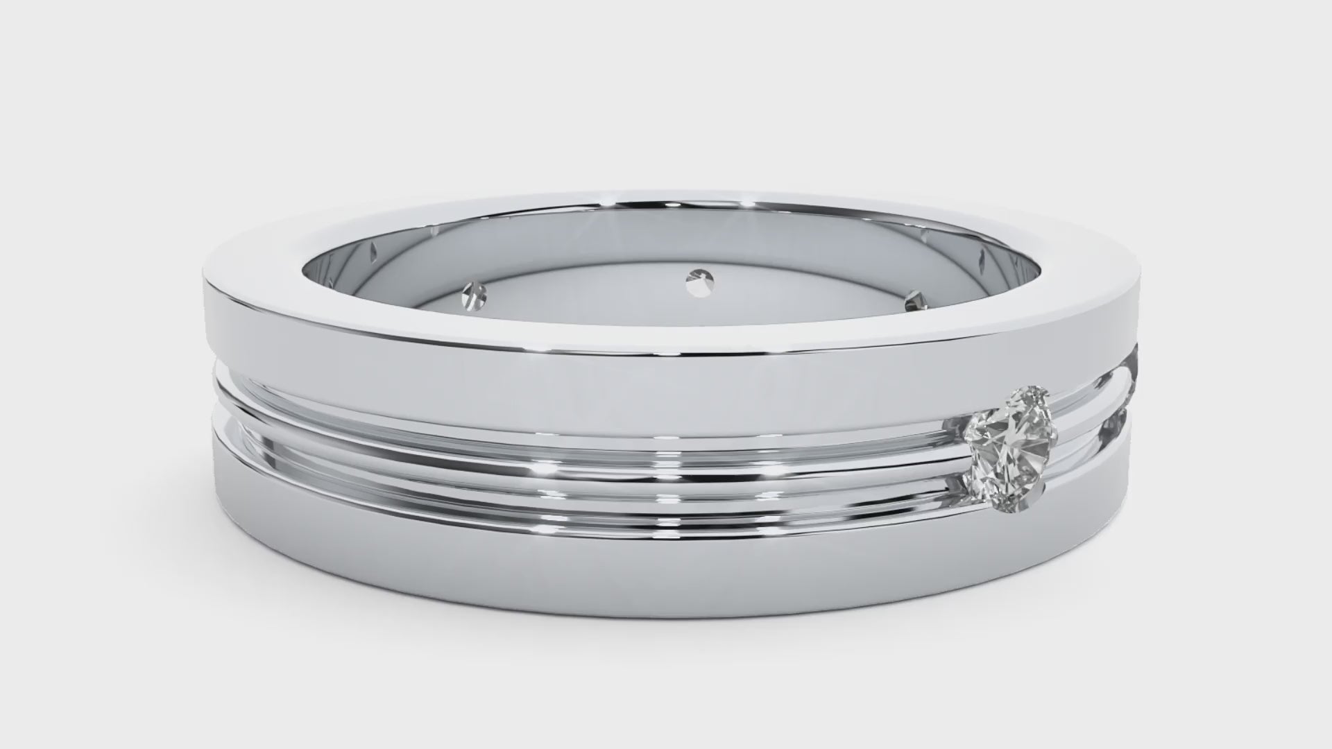 Hugo Diamond Mens Ring