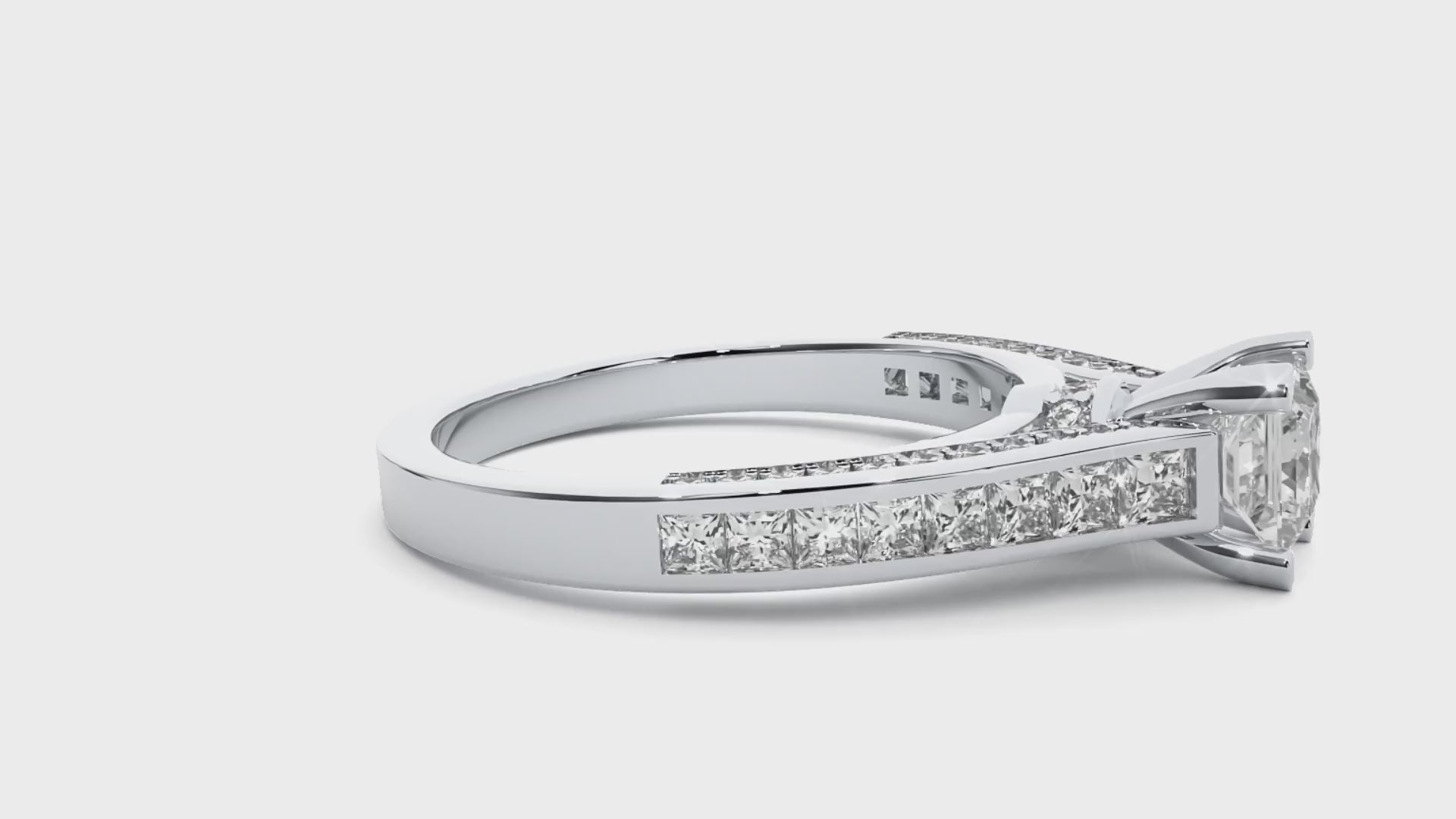 Trinity Solitaire Ring