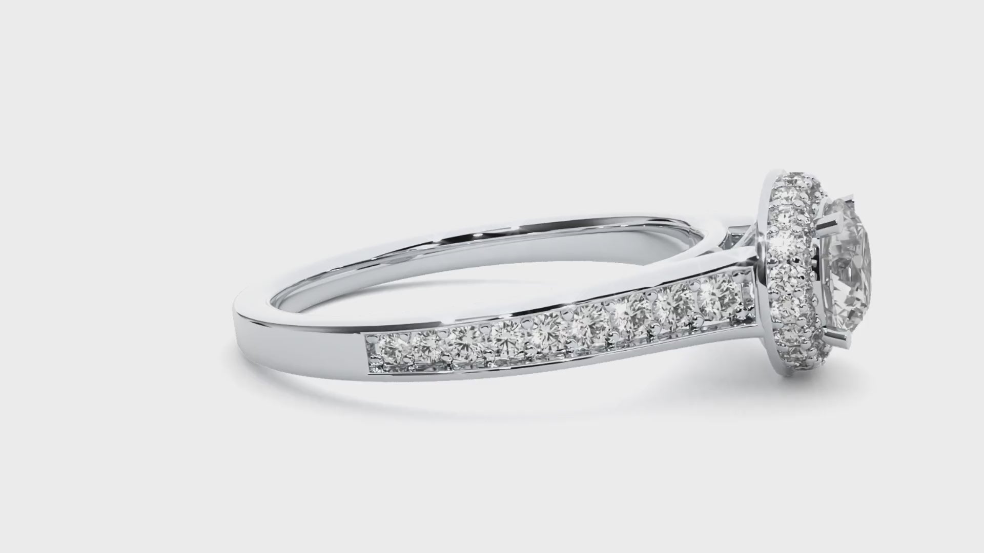 Caroline Halo Ring