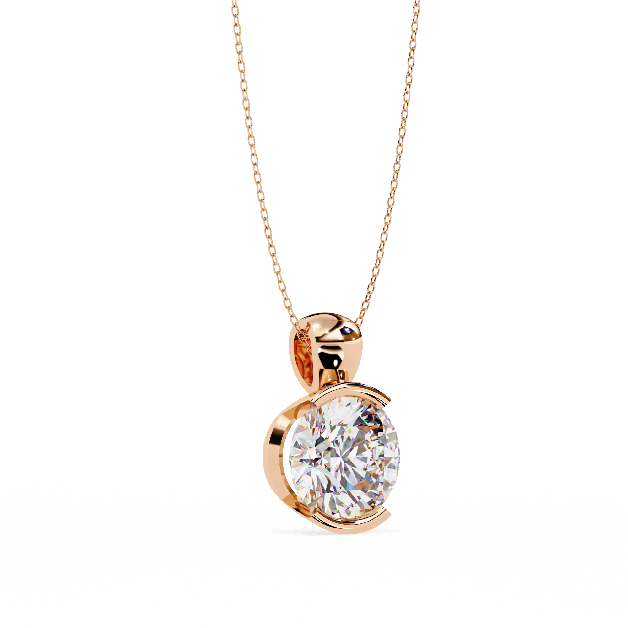 Morganna Solitaire Pendant