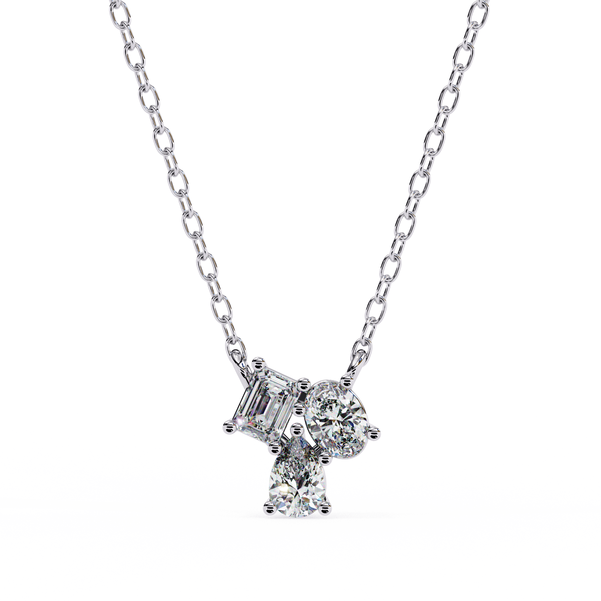 Simone Three Stone Pendant