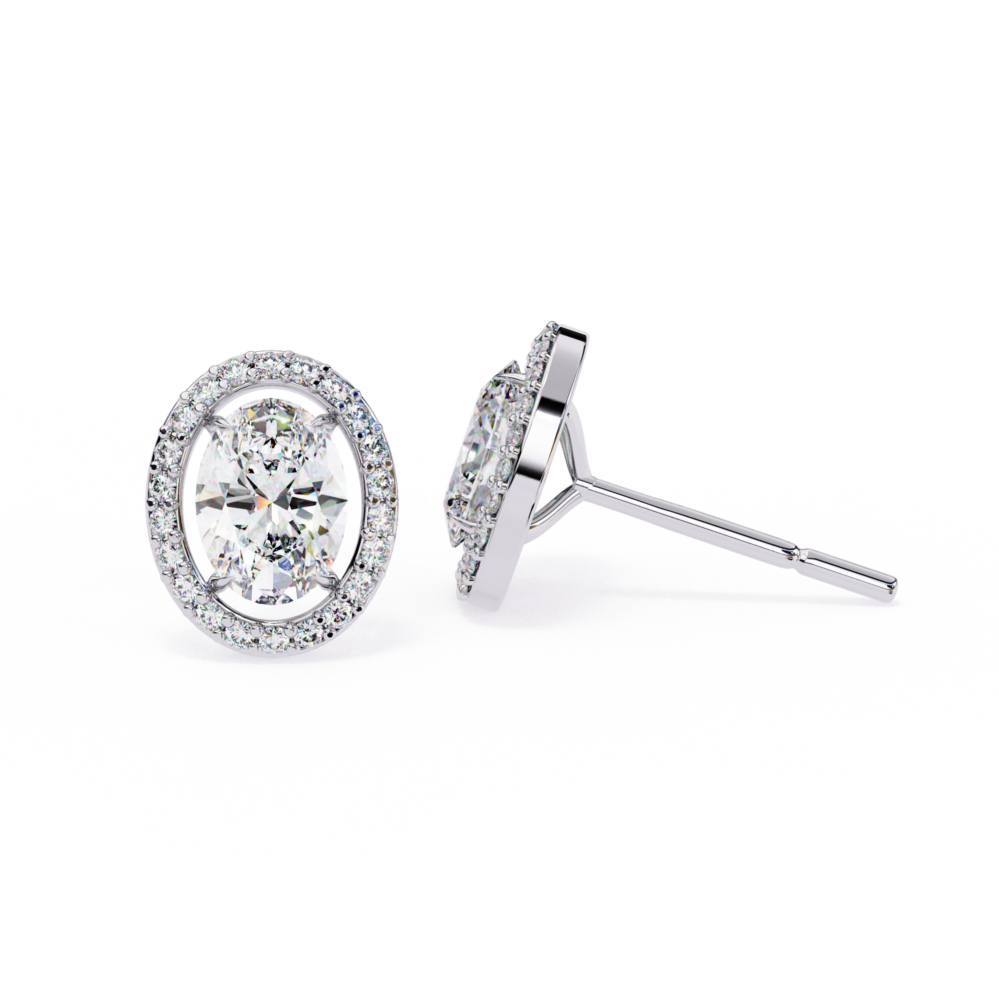 Alpha Diamond Earring