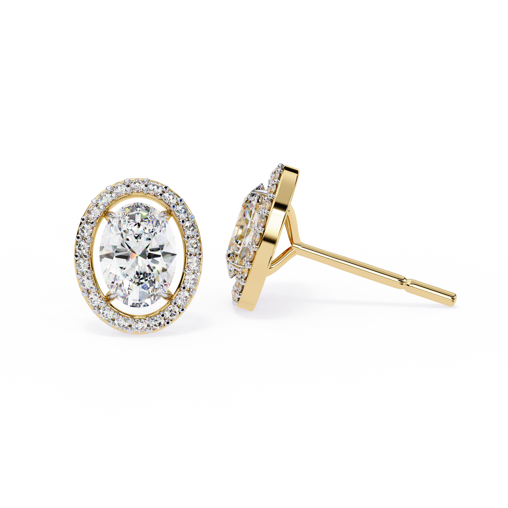 Alpha Diamond Earring