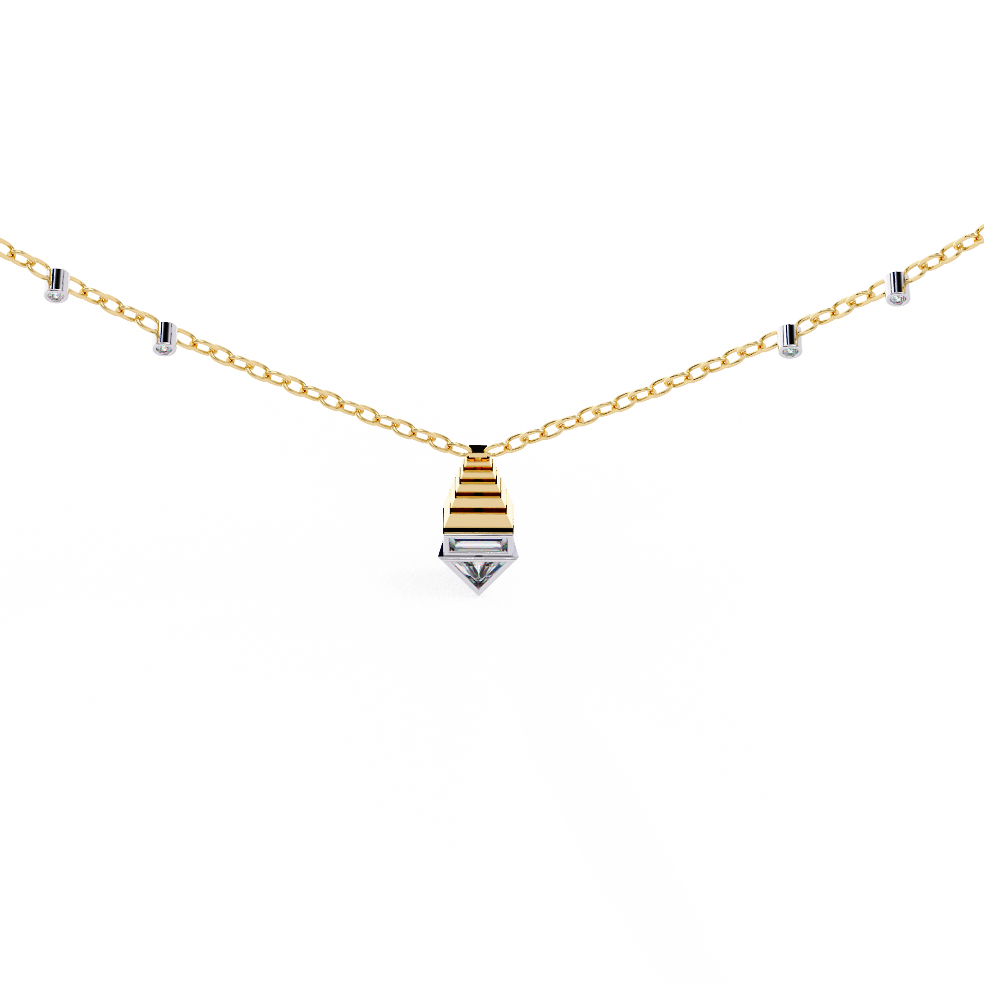Rosa Diamond Pendant
