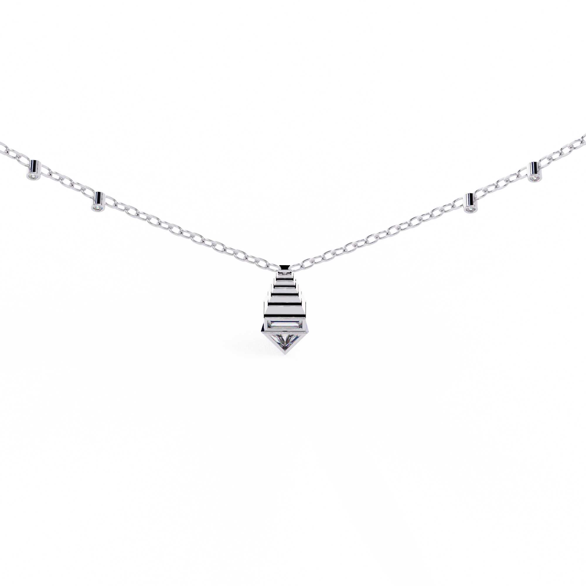 Rosa Diamond Pendant
