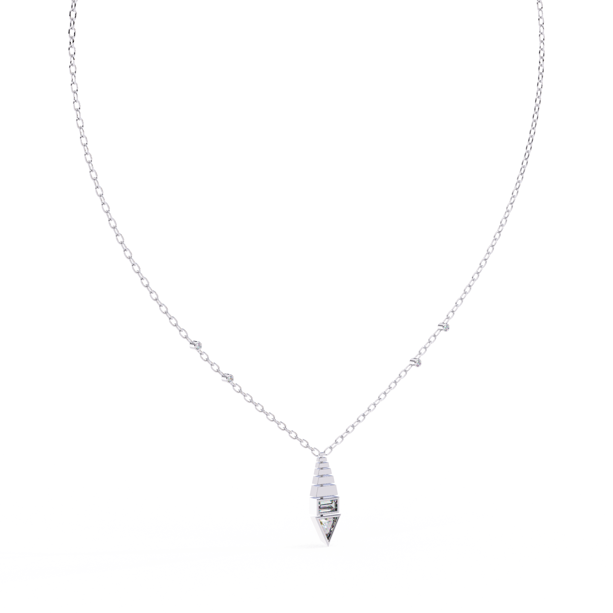 Rosa Diamond Pendant