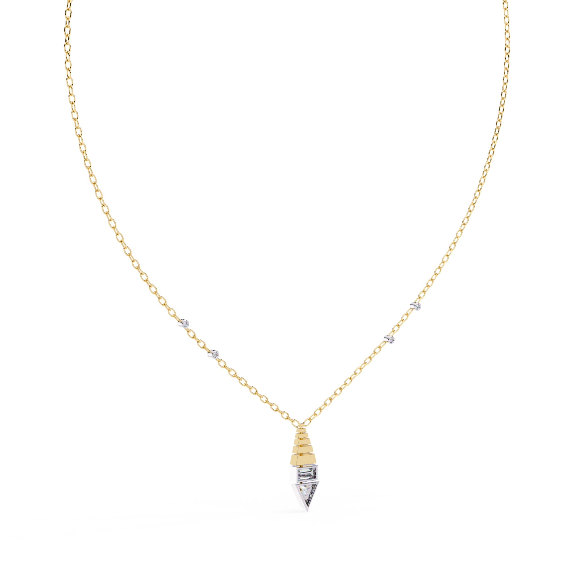 Rosa Diamond Pendant