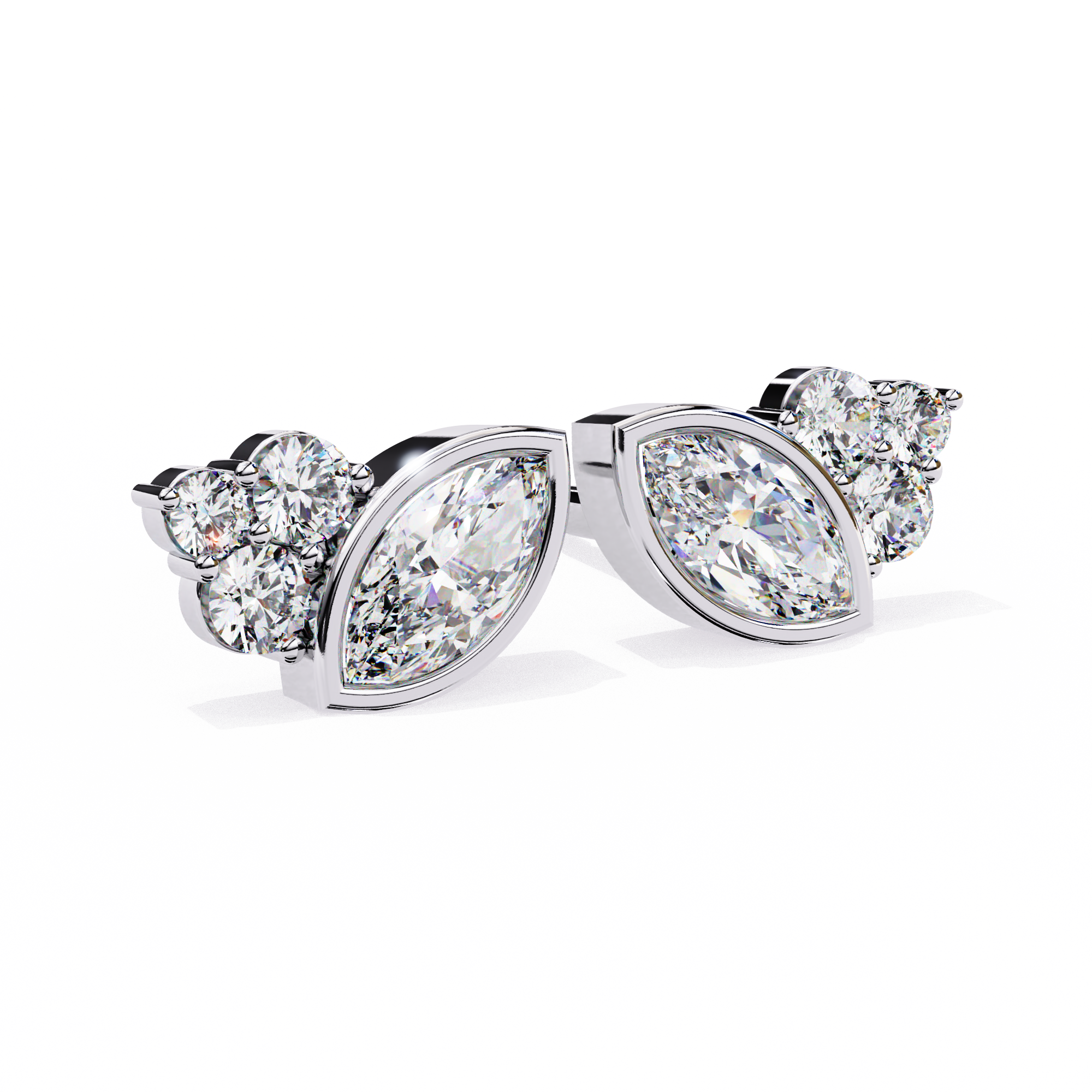 Omega Diamond Earring