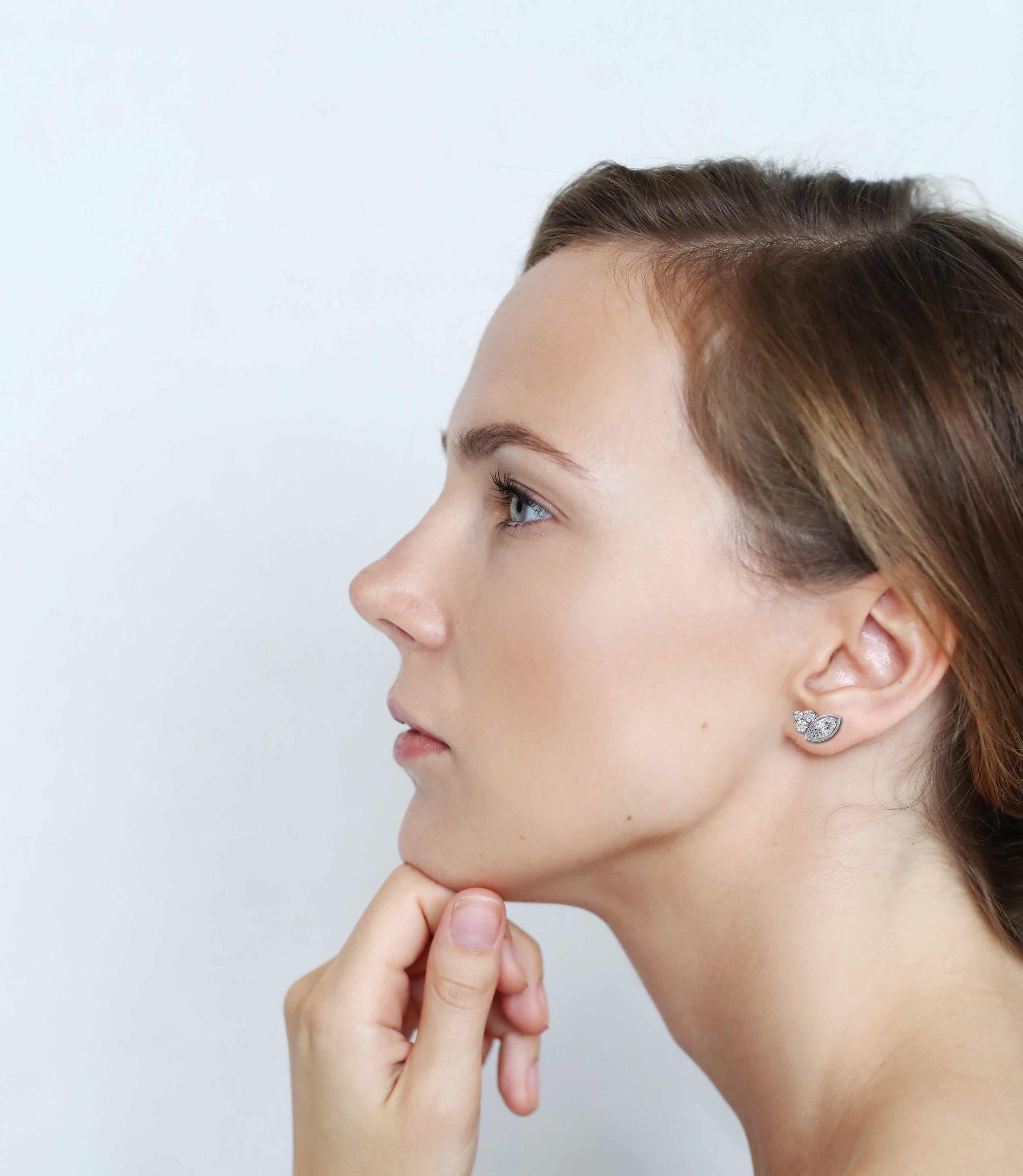 Omega Diamond Earring