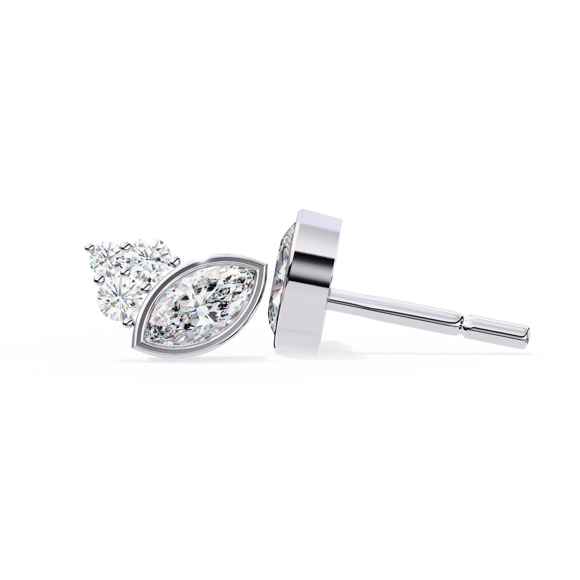 Omega Diamond Earring