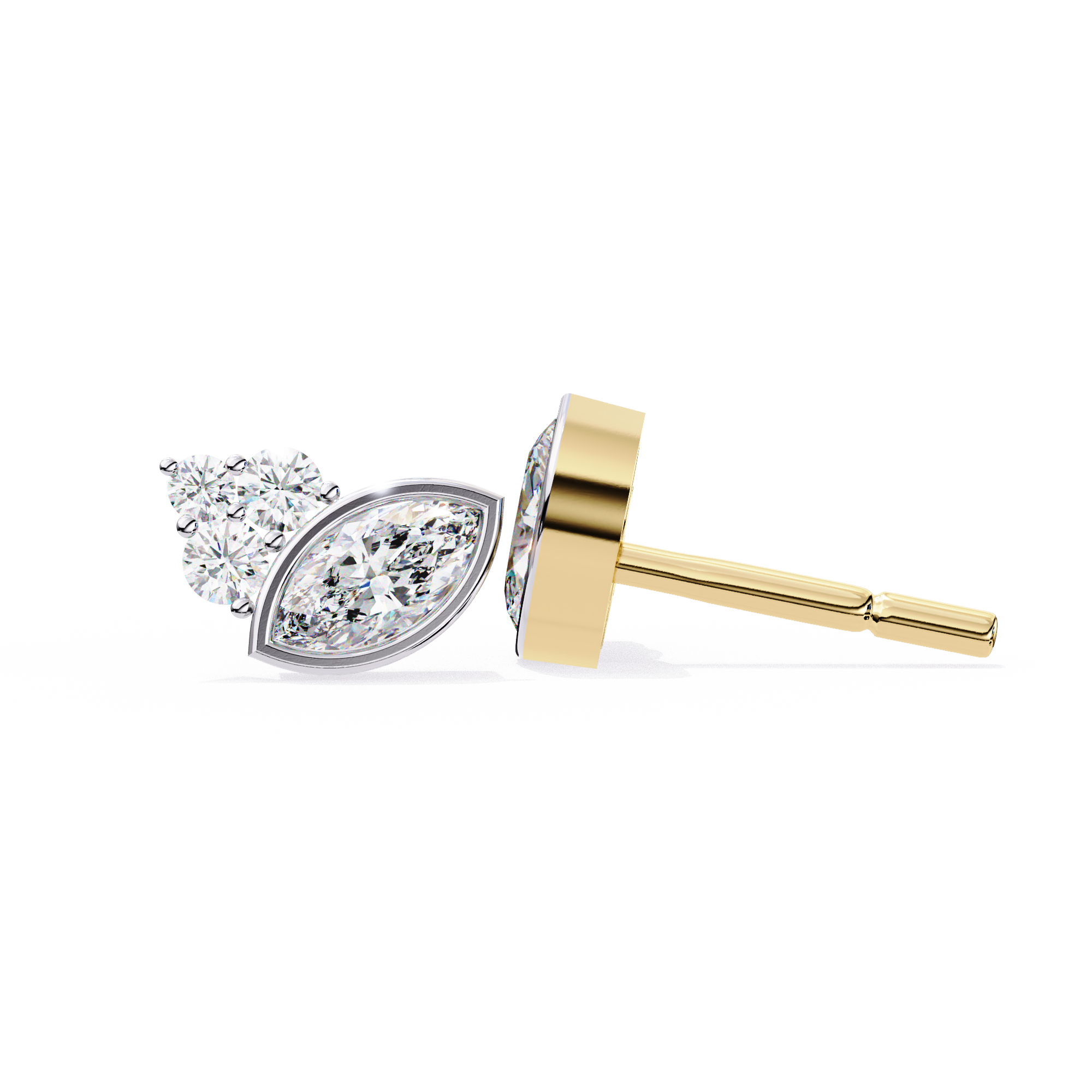Omega Diamond Earring