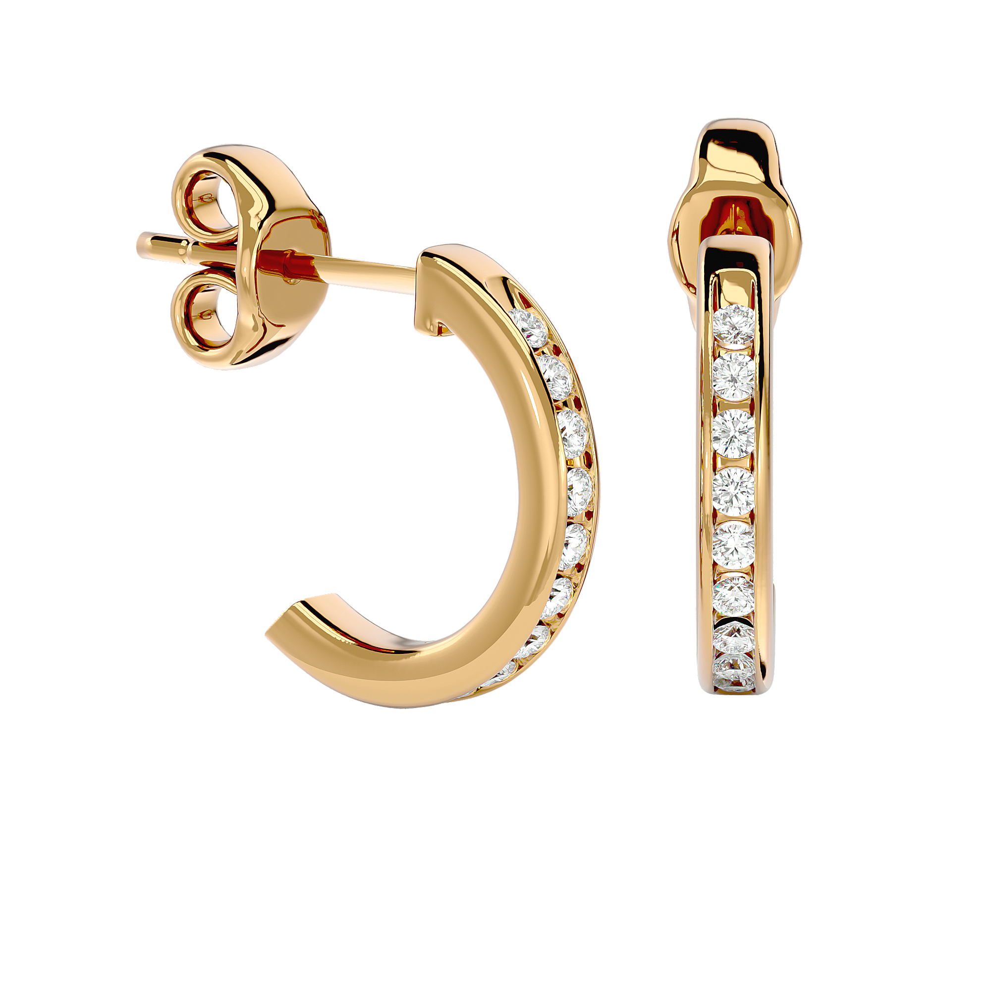 Zinnia Diamond Earring