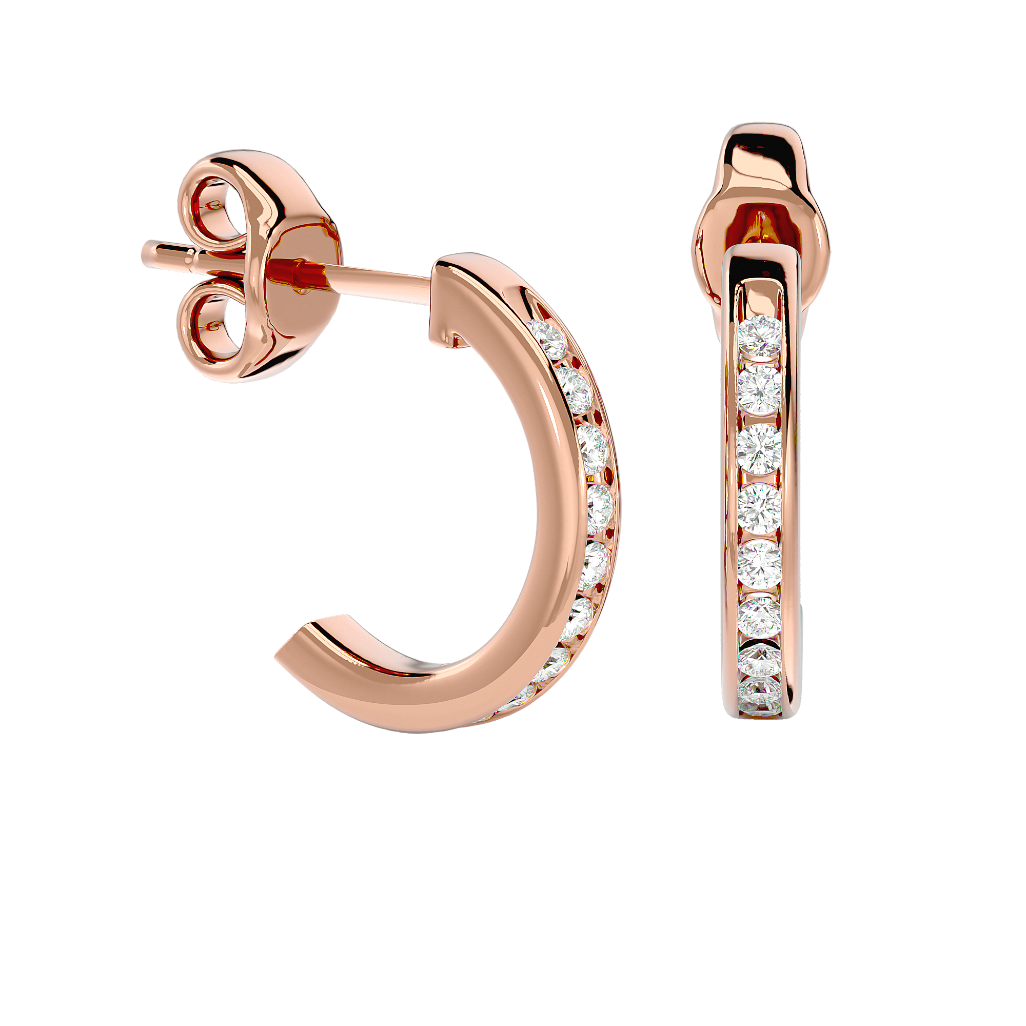 Zinnia Diamond Earring