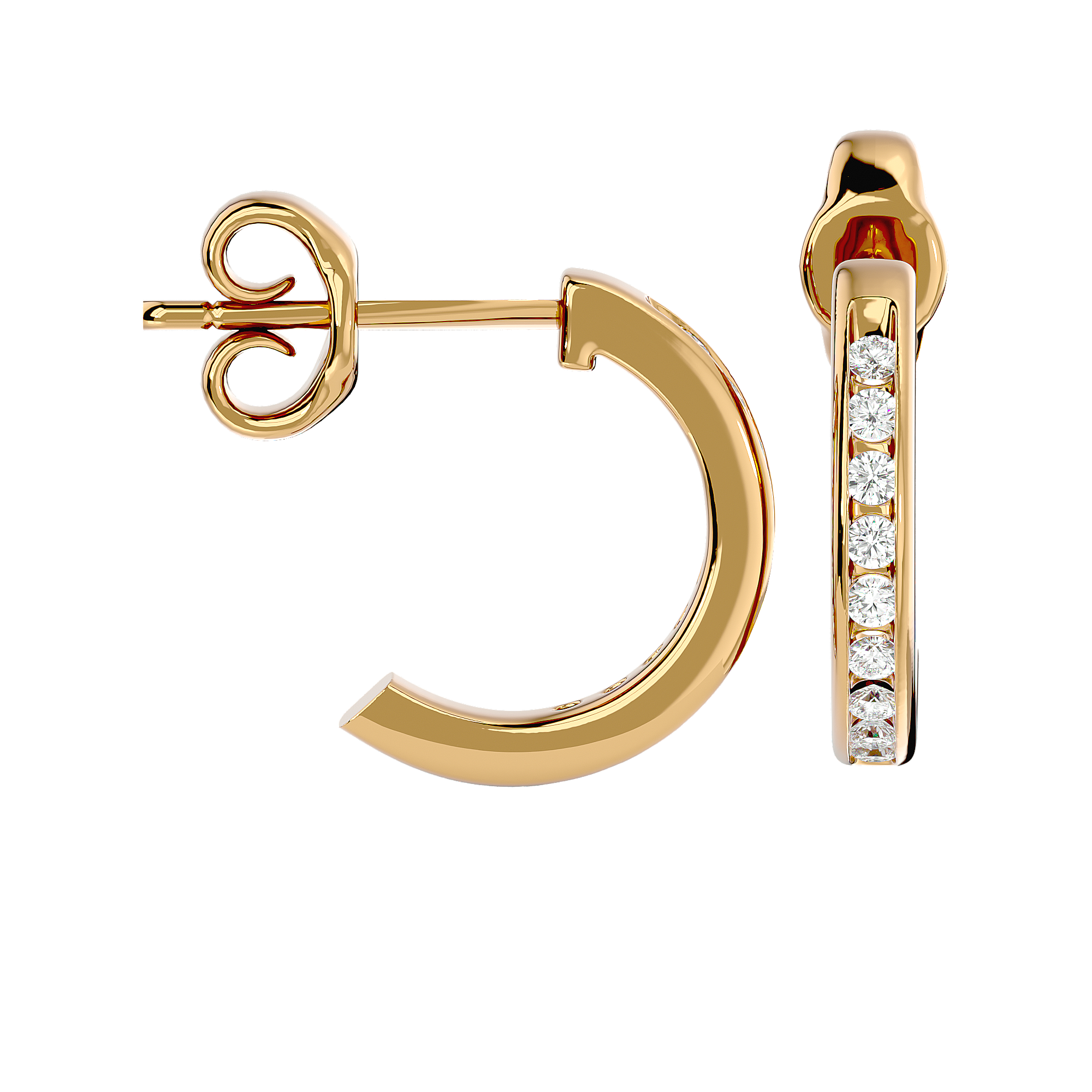 Zinnia Diamond Earring