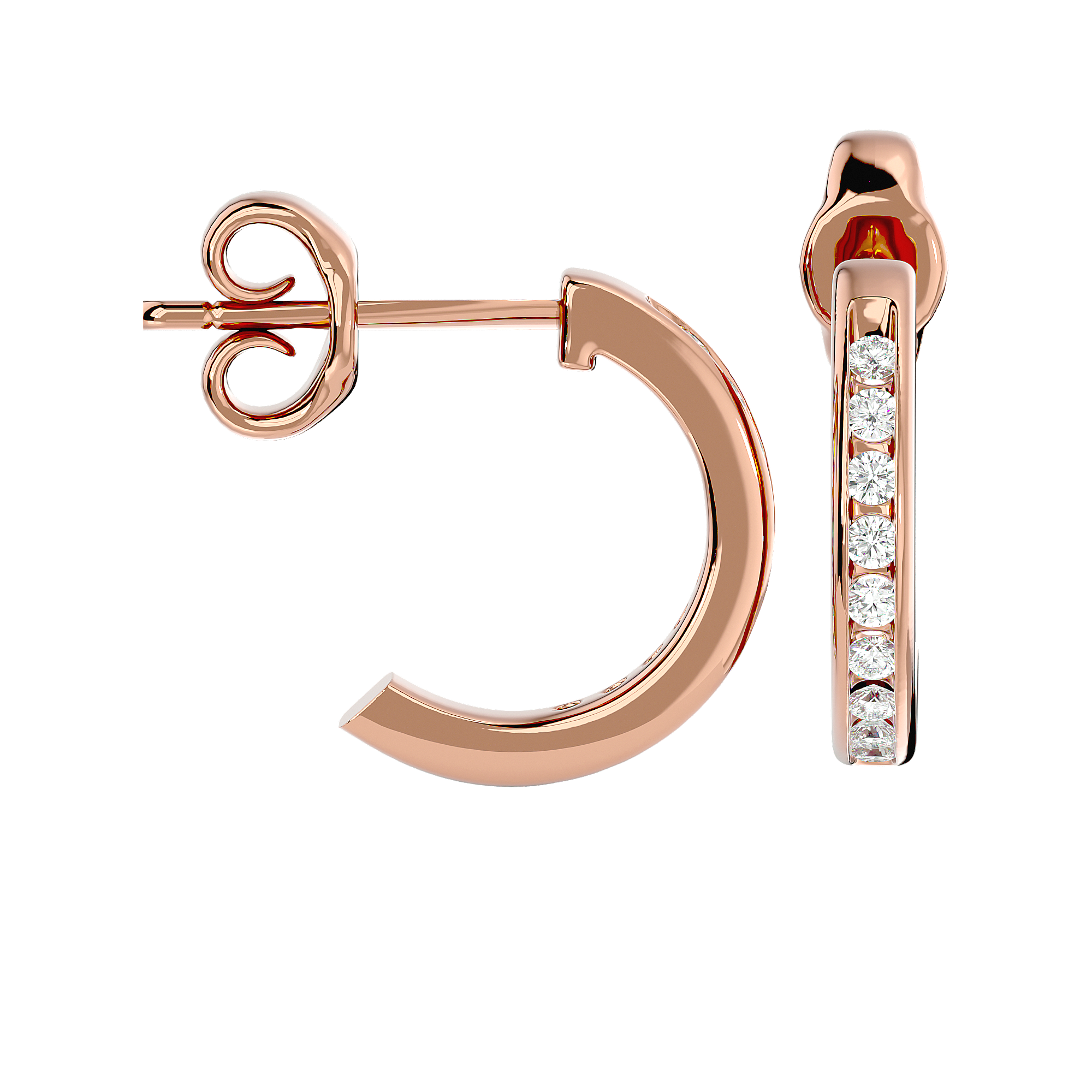 Zinnia Diamond Earring