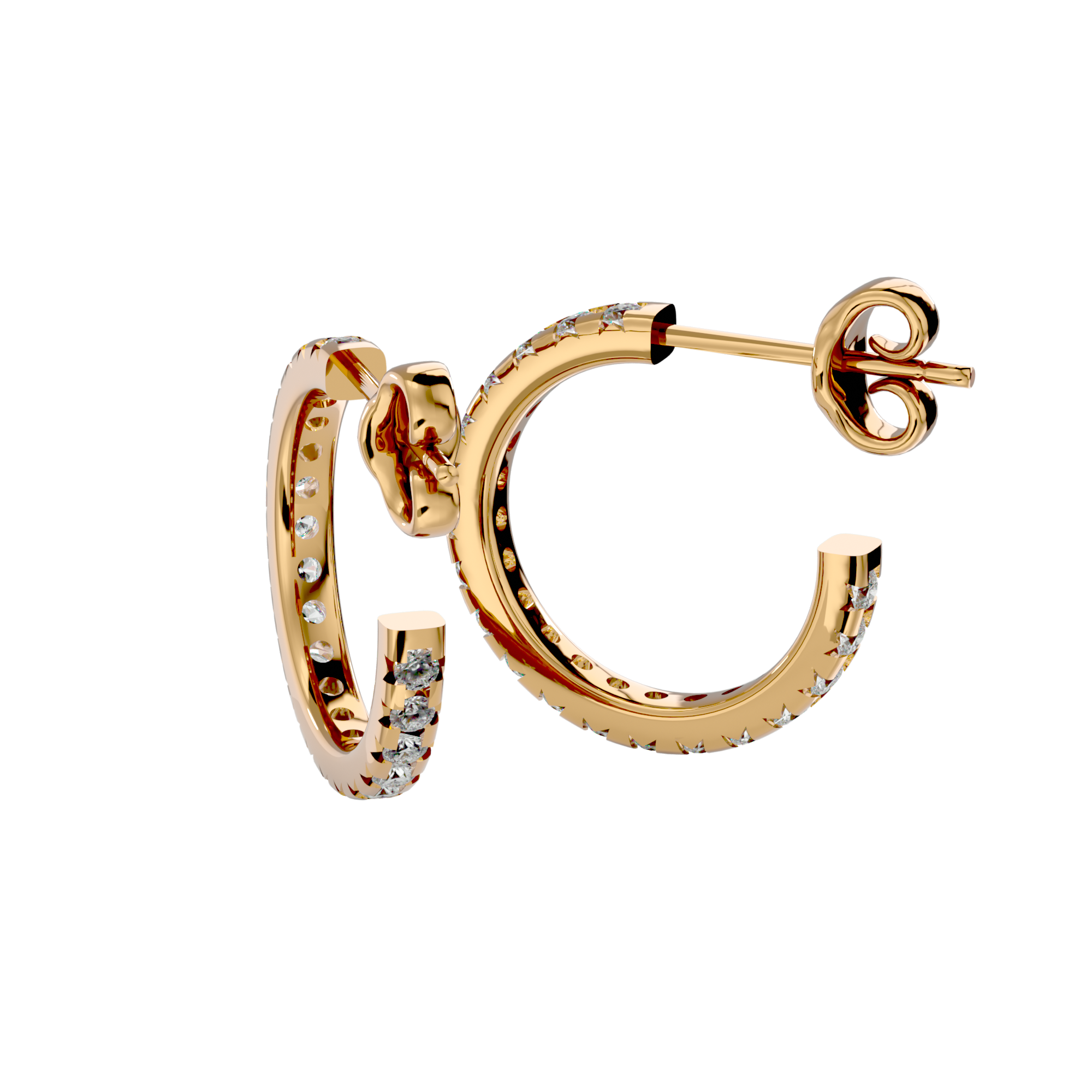 Iris Diamond Earring