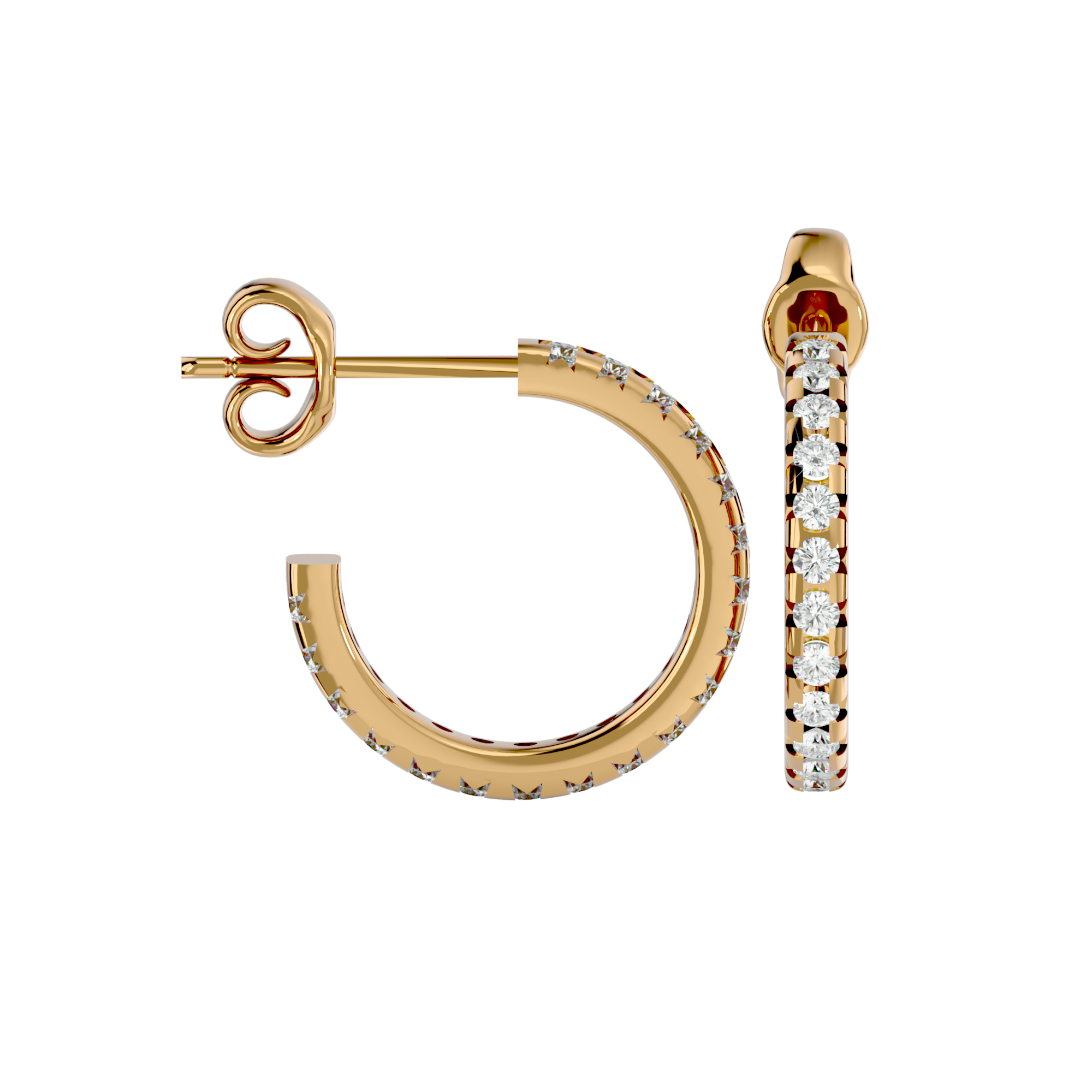 Iris Diamond Earring