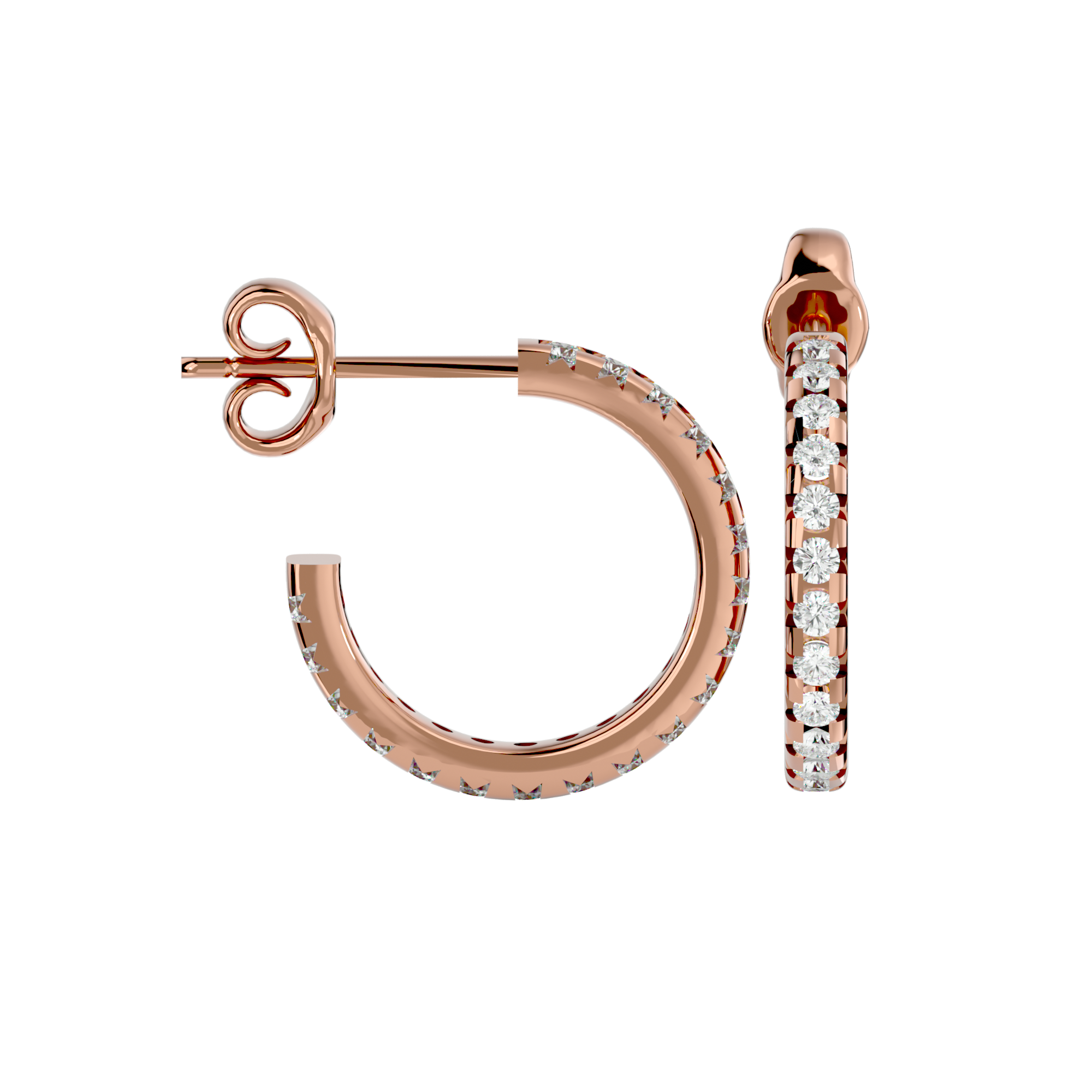 Iris Diamond Earring