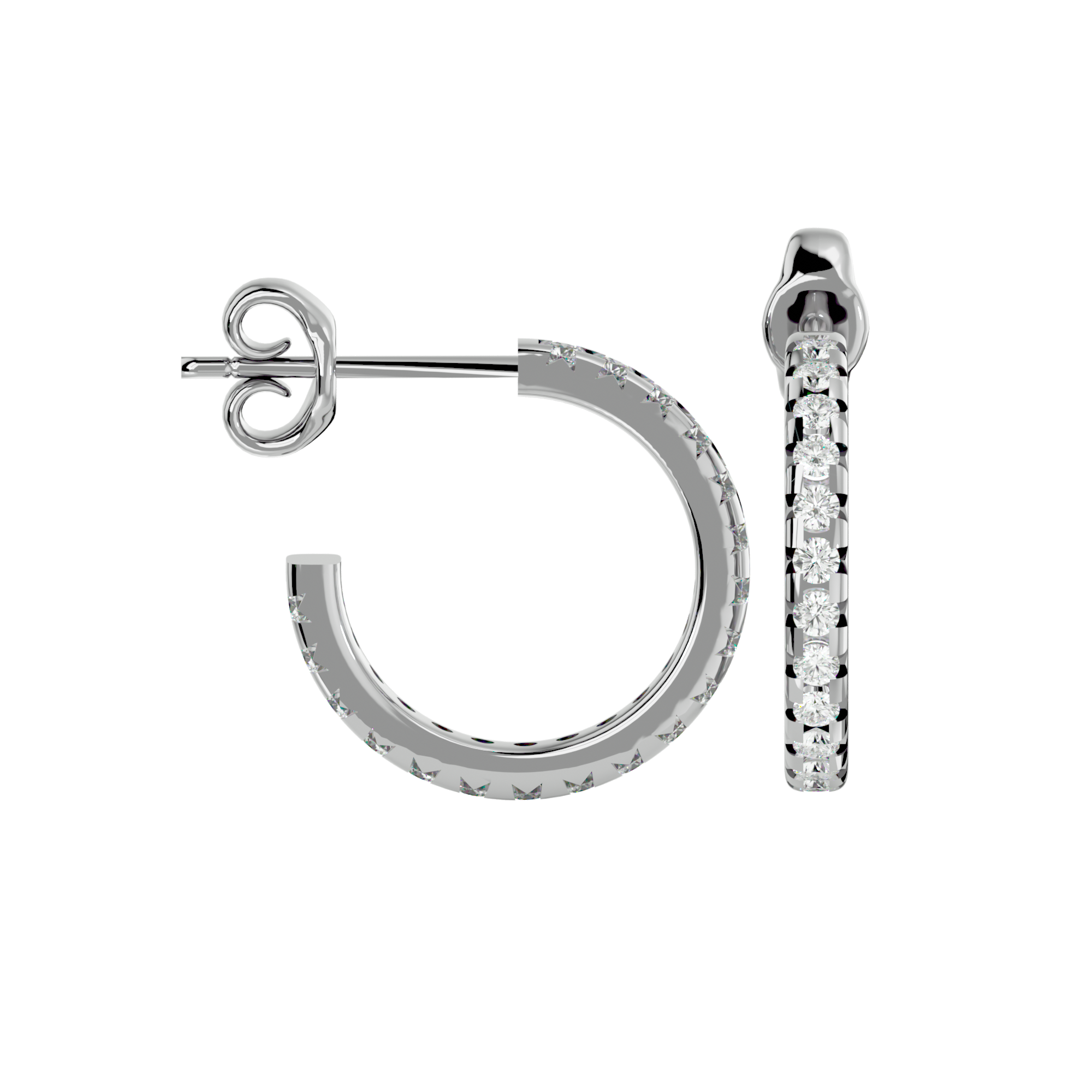 Iris Diamond Earring