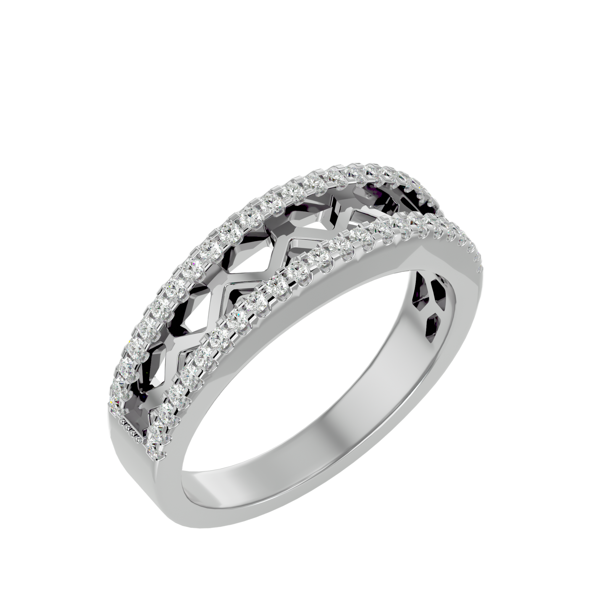 Alyssa Diamond Wedding Band