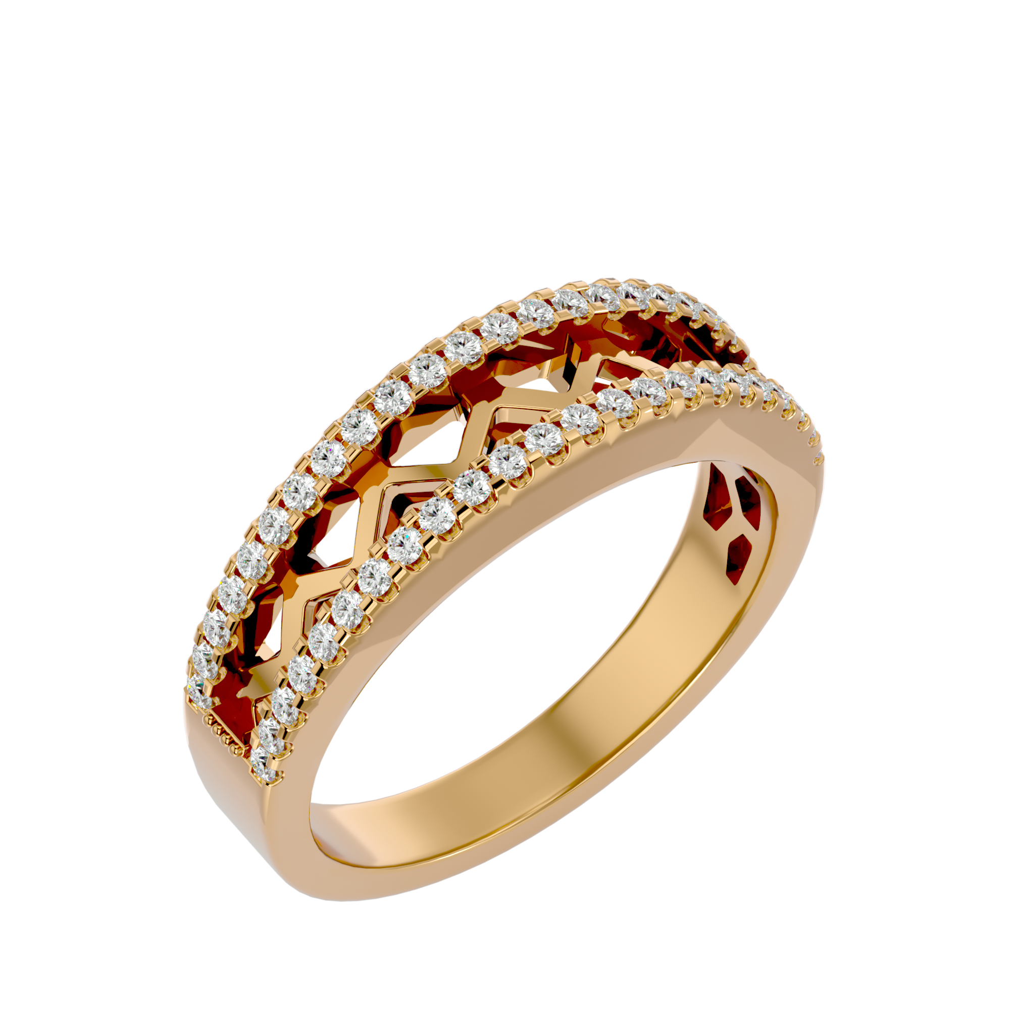 Alyssa Diamond Wedding Band