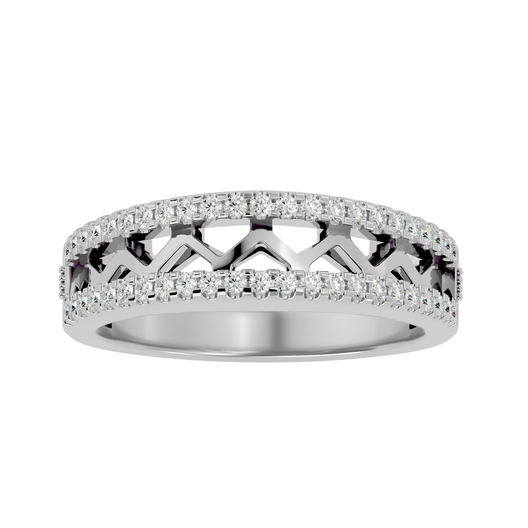 Alyssa Diamond Wedding Band