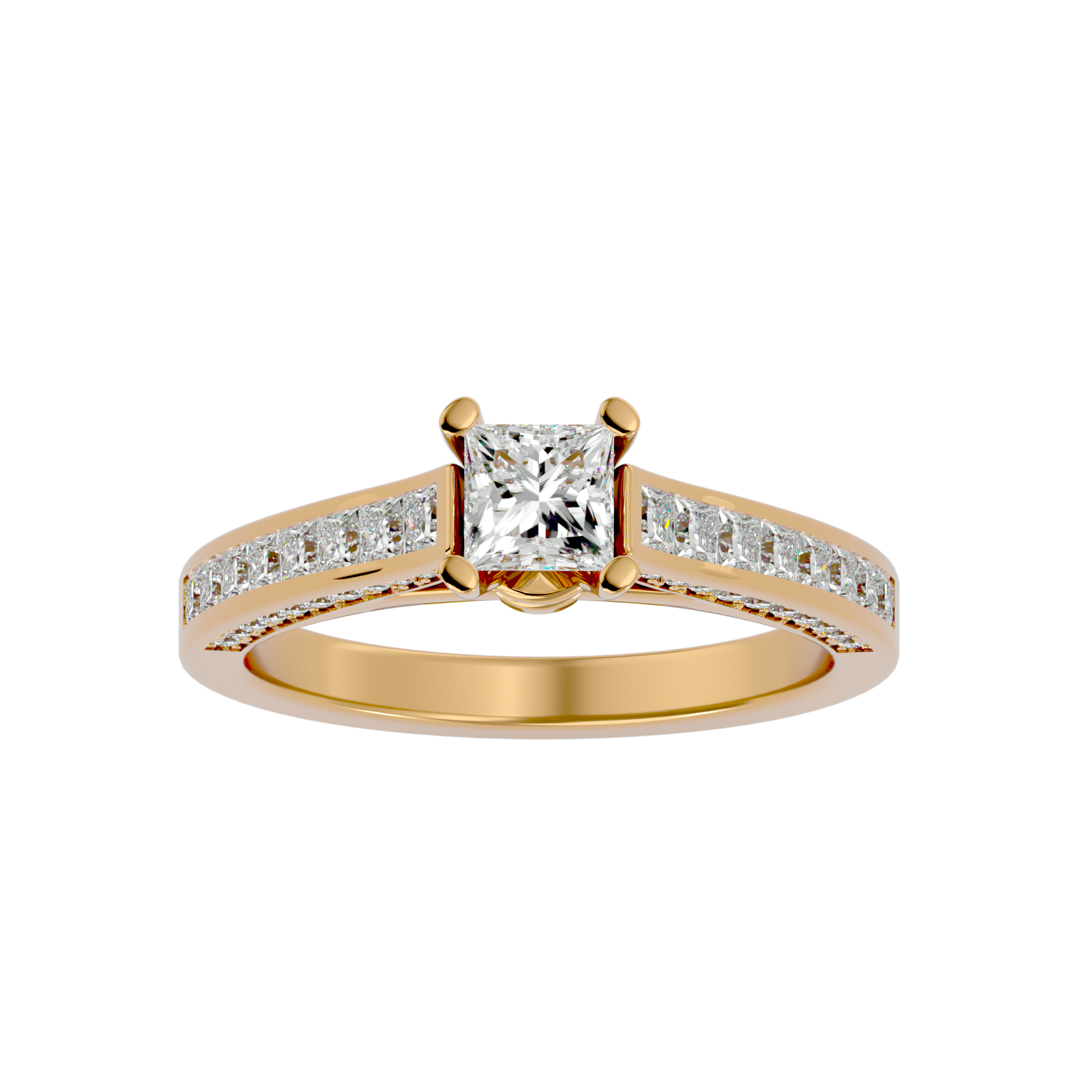 Trinity Solitaire Ring