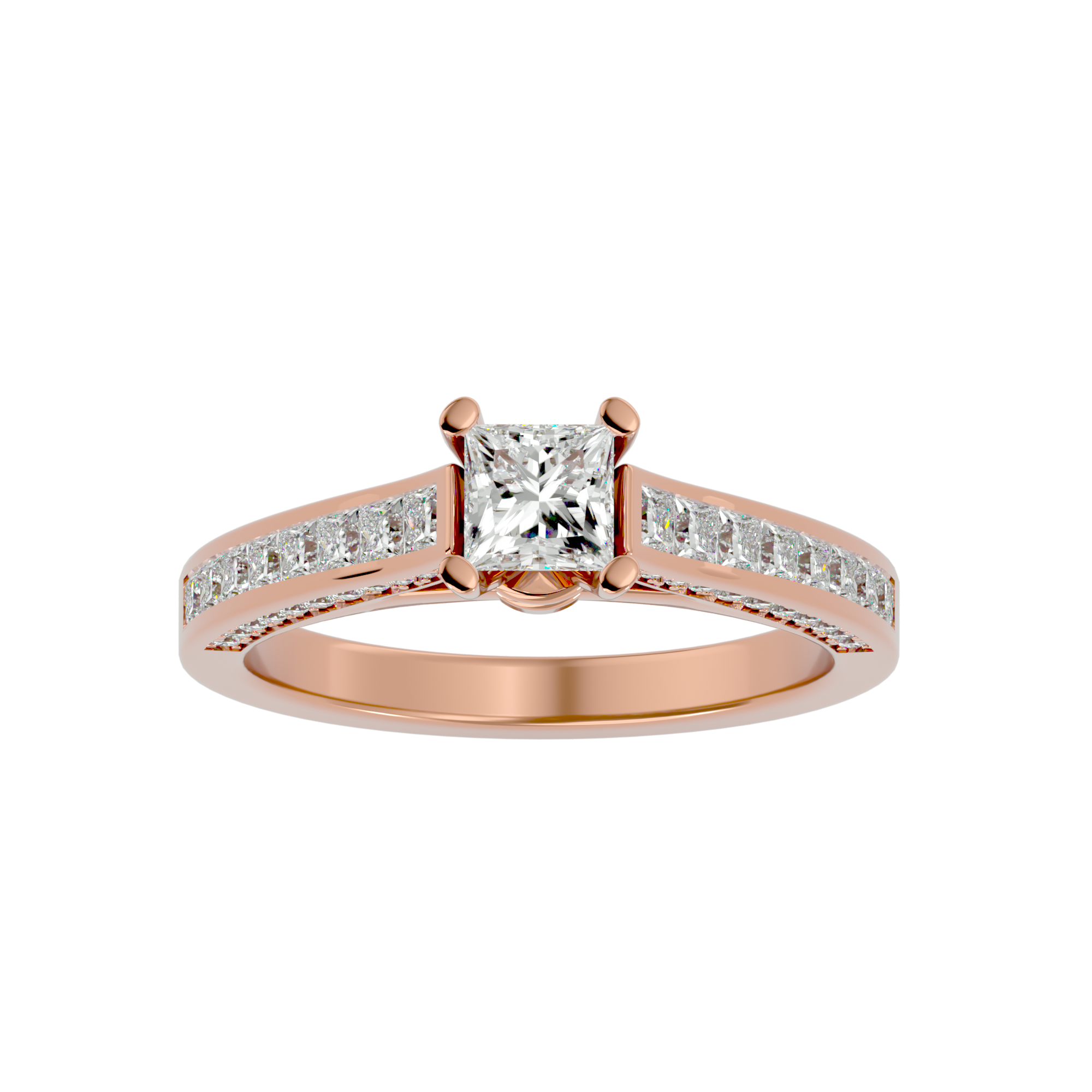 Trinity Solitaire Ring