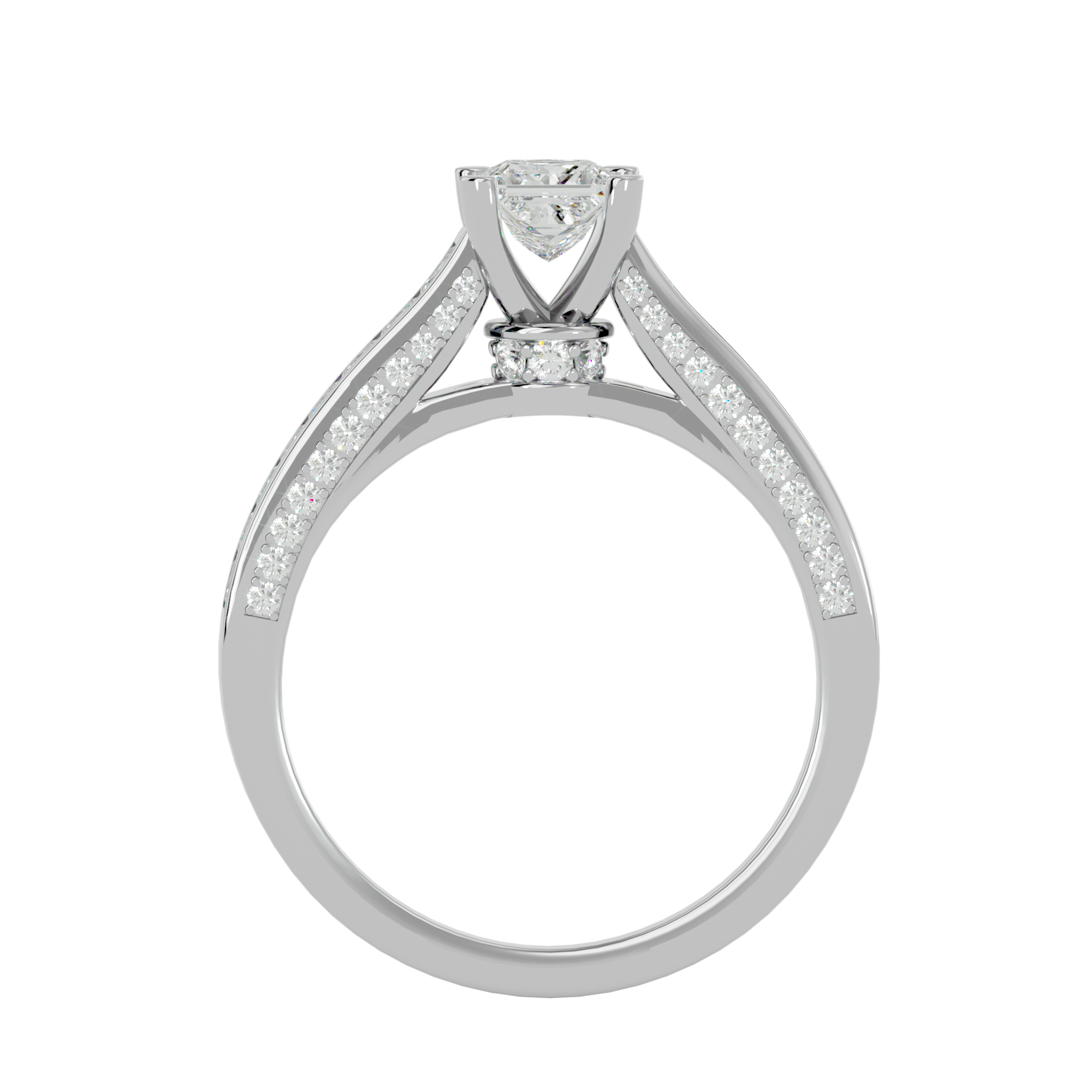 Trinity Solitaire Ring