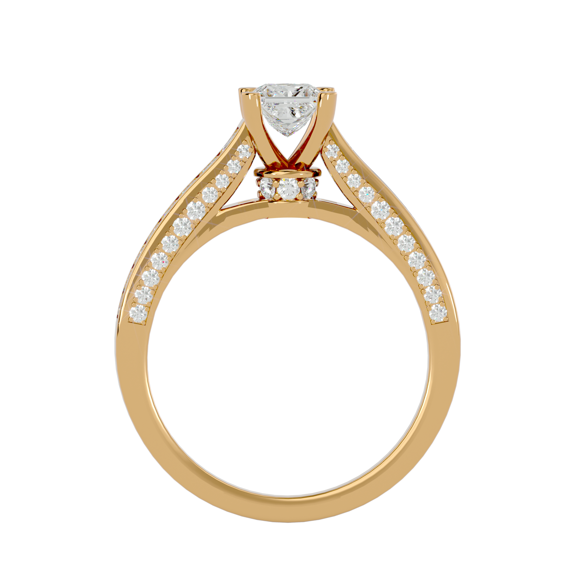 Trinity Solitaire Ring