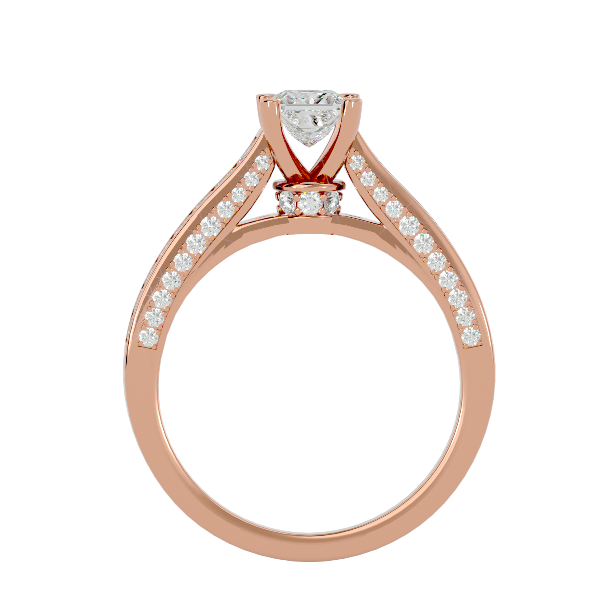 Trinity Solitaire Ring