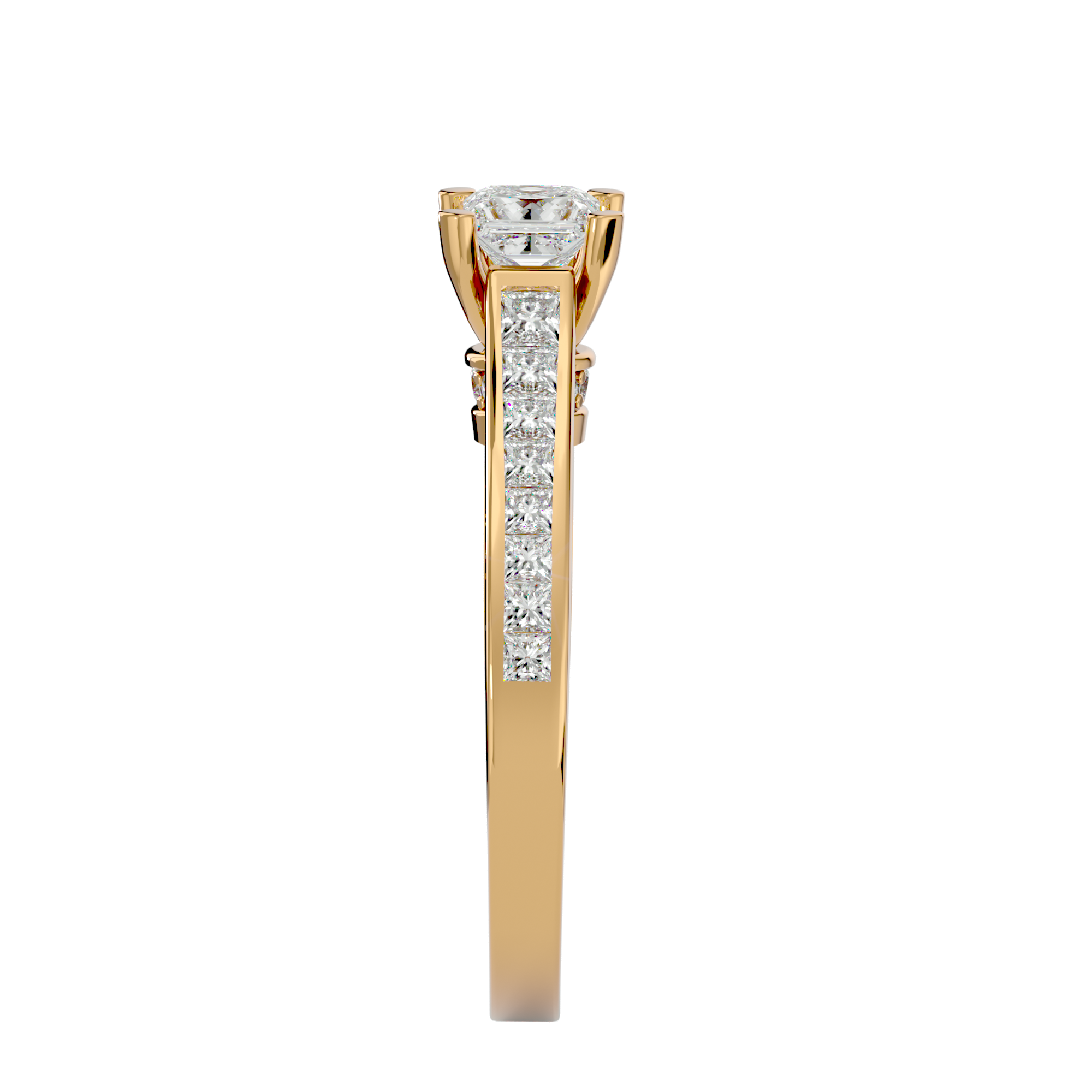 Trinity Solitaire Ring