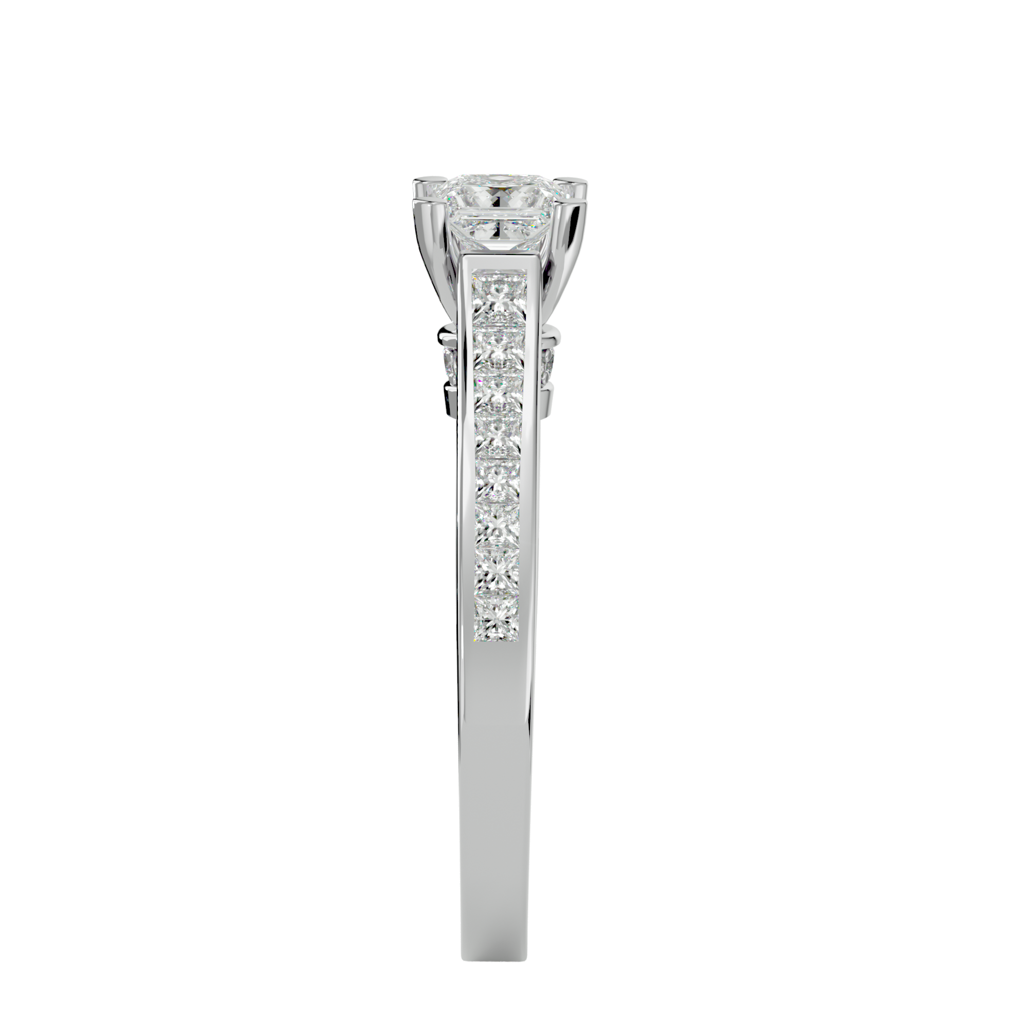 Trinity Solitaire Ring