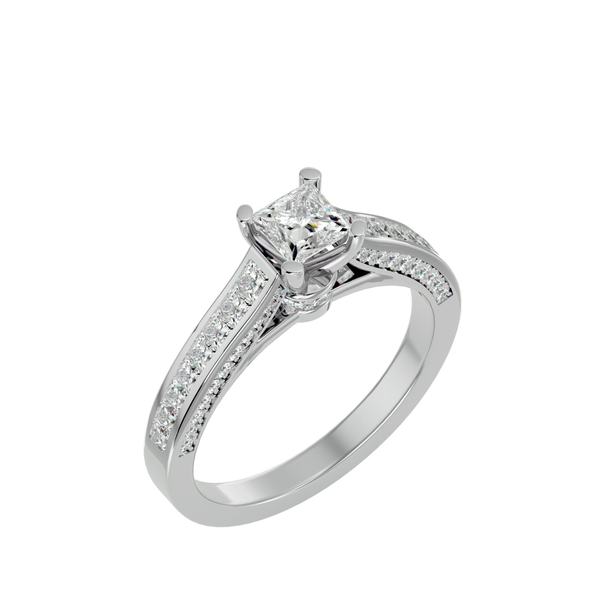 Trinity Solitaire Ring