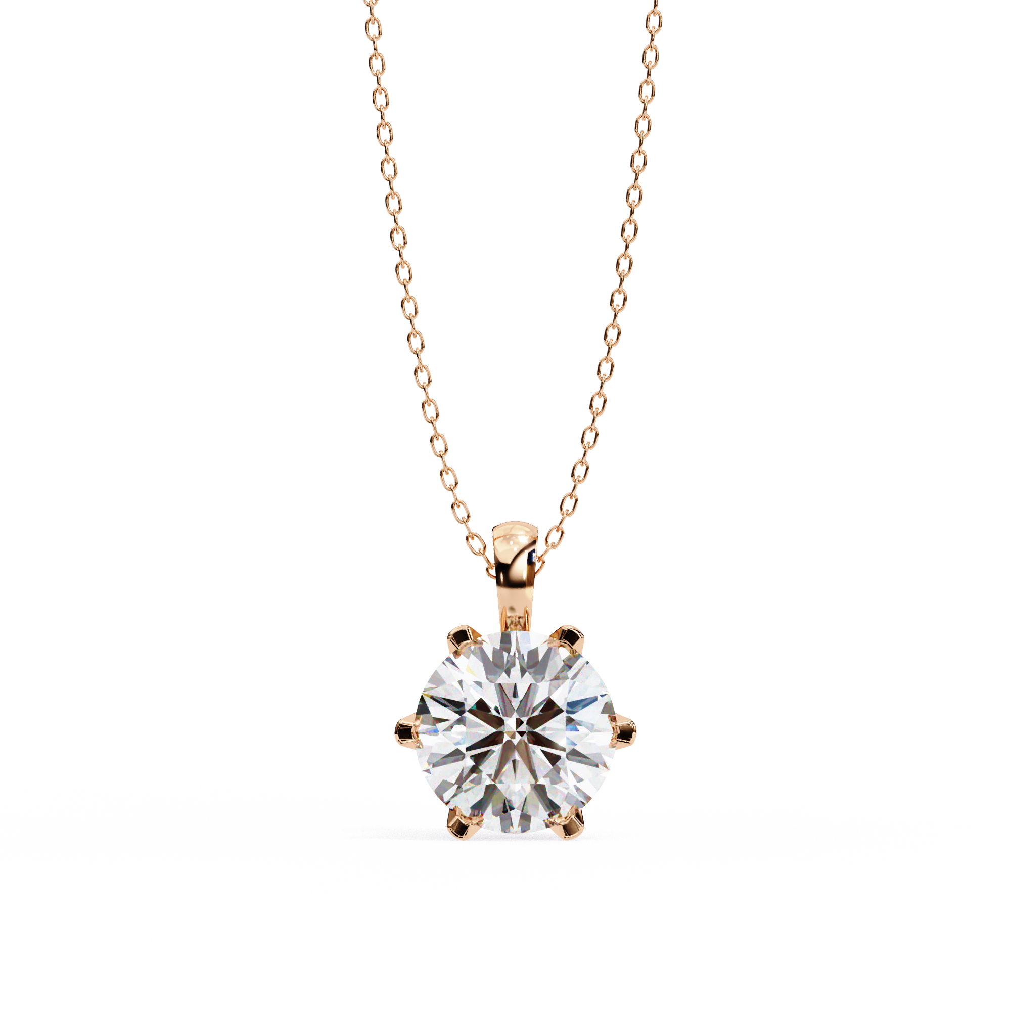 Mallory Solitaire Pendant