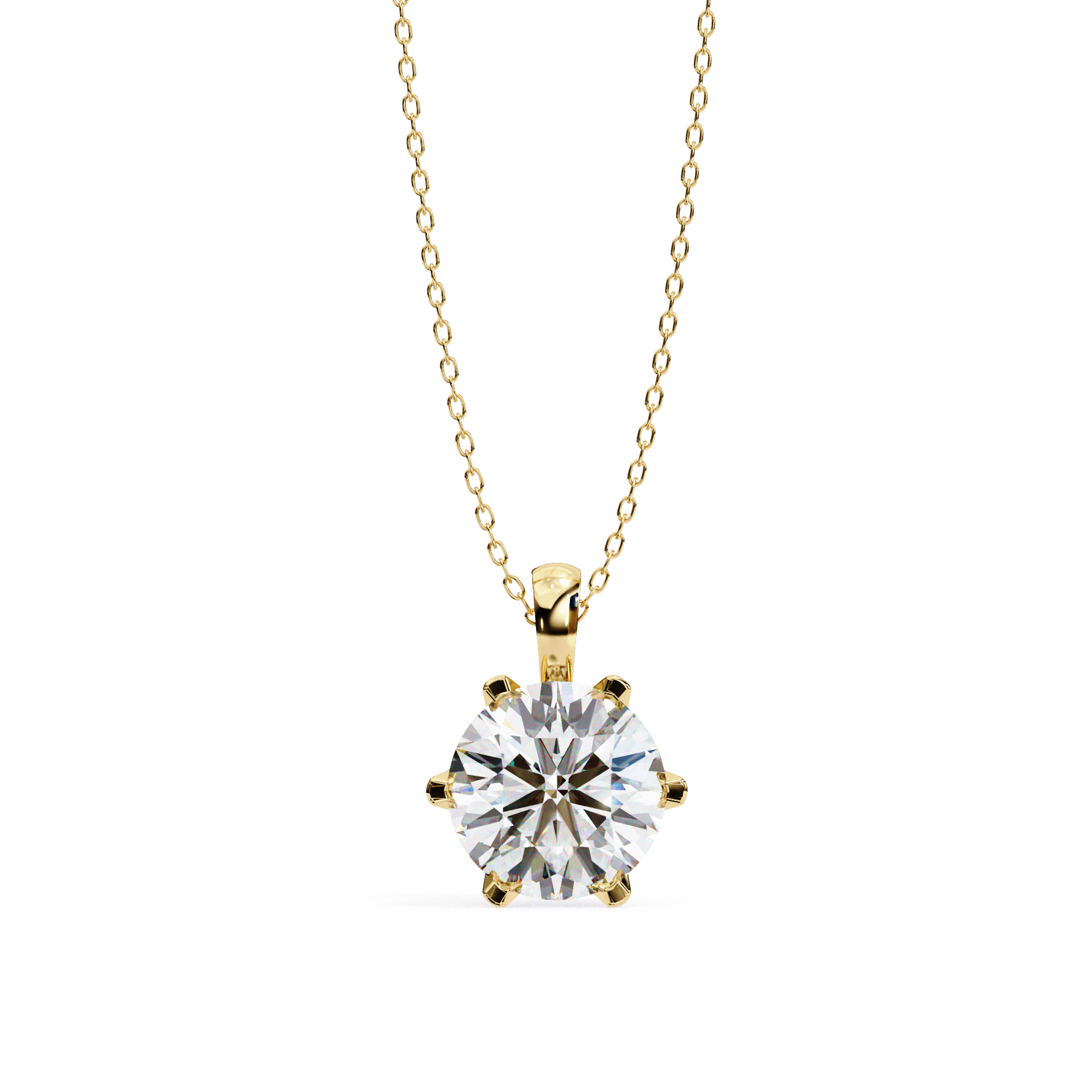 Mallory Solitaire Pendant