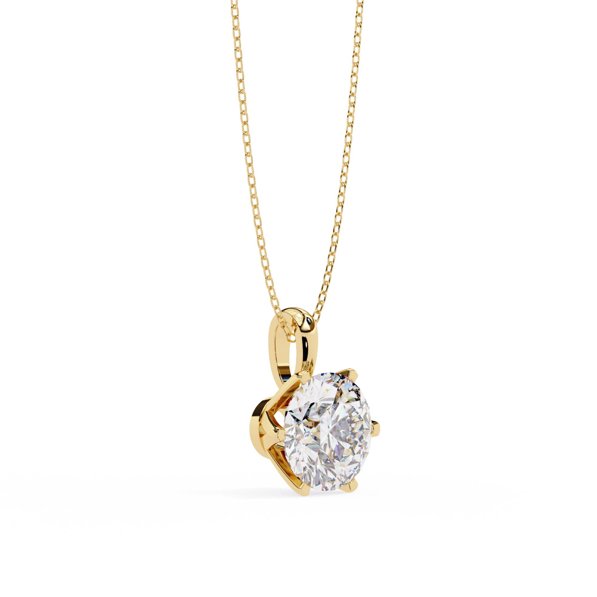 Mallory Solitaire Pendant