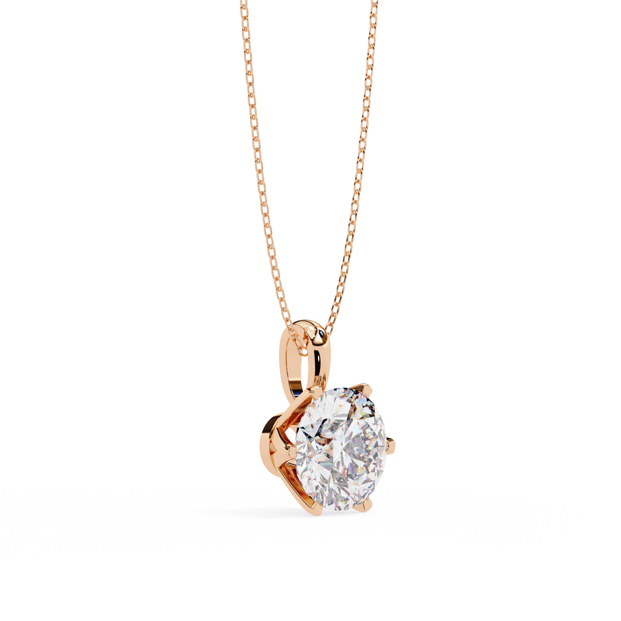 Mallory Solitaire Pendant