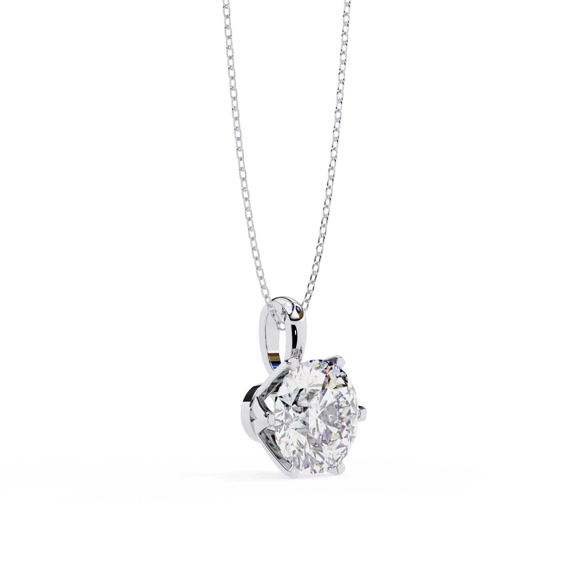 Mallory Solitaire Pendant