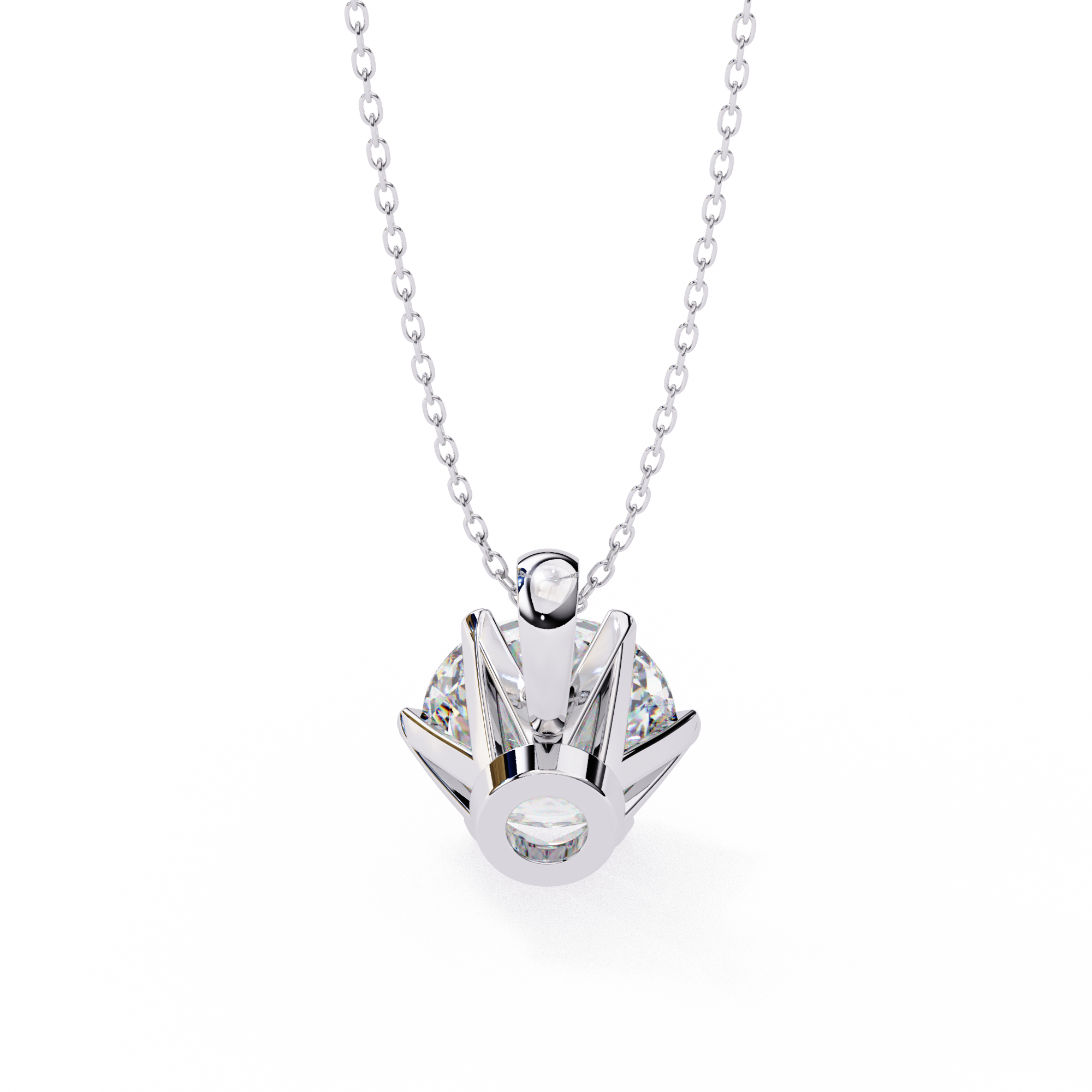 Mallory Solitaire Pendant