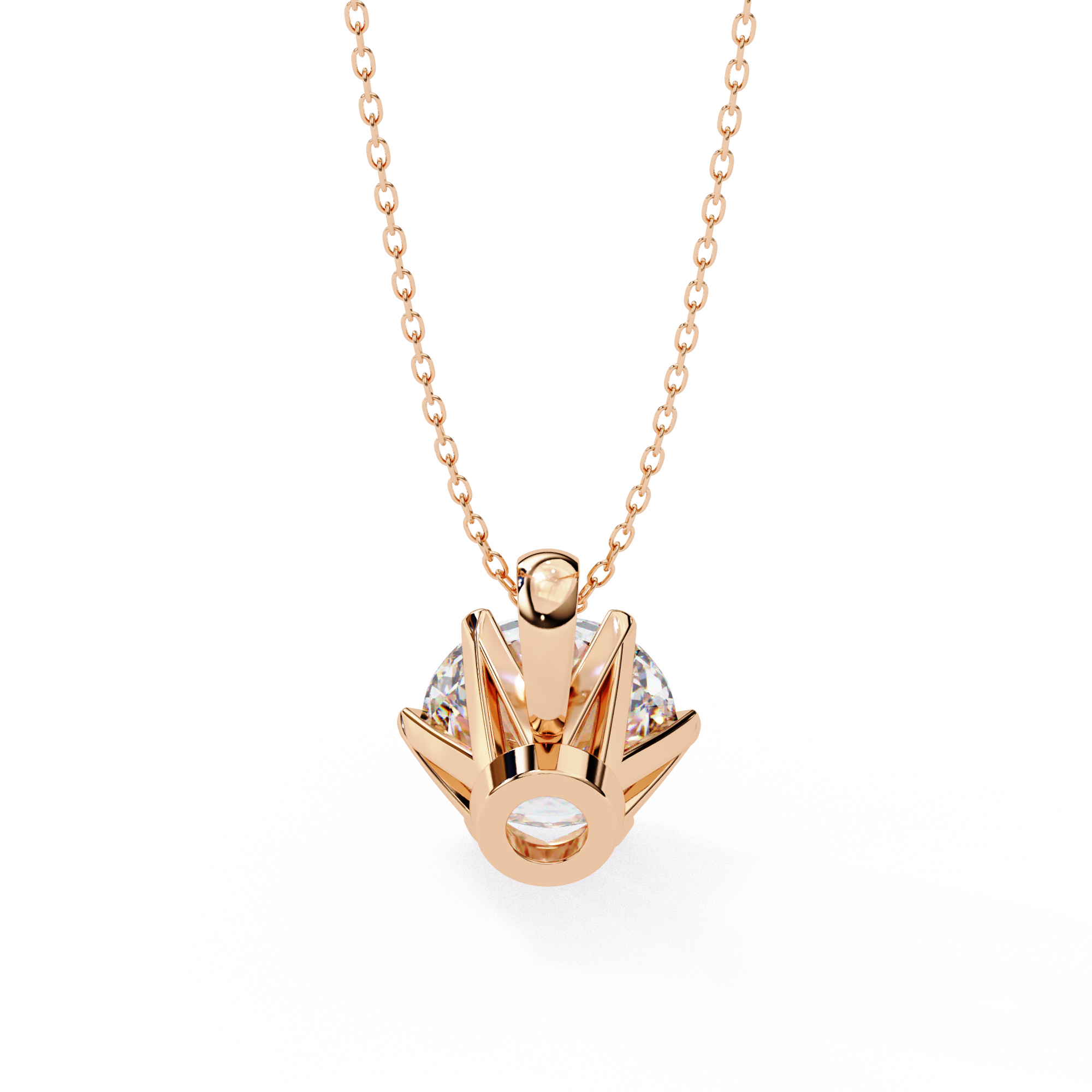 Mallory Solitaire Pendant