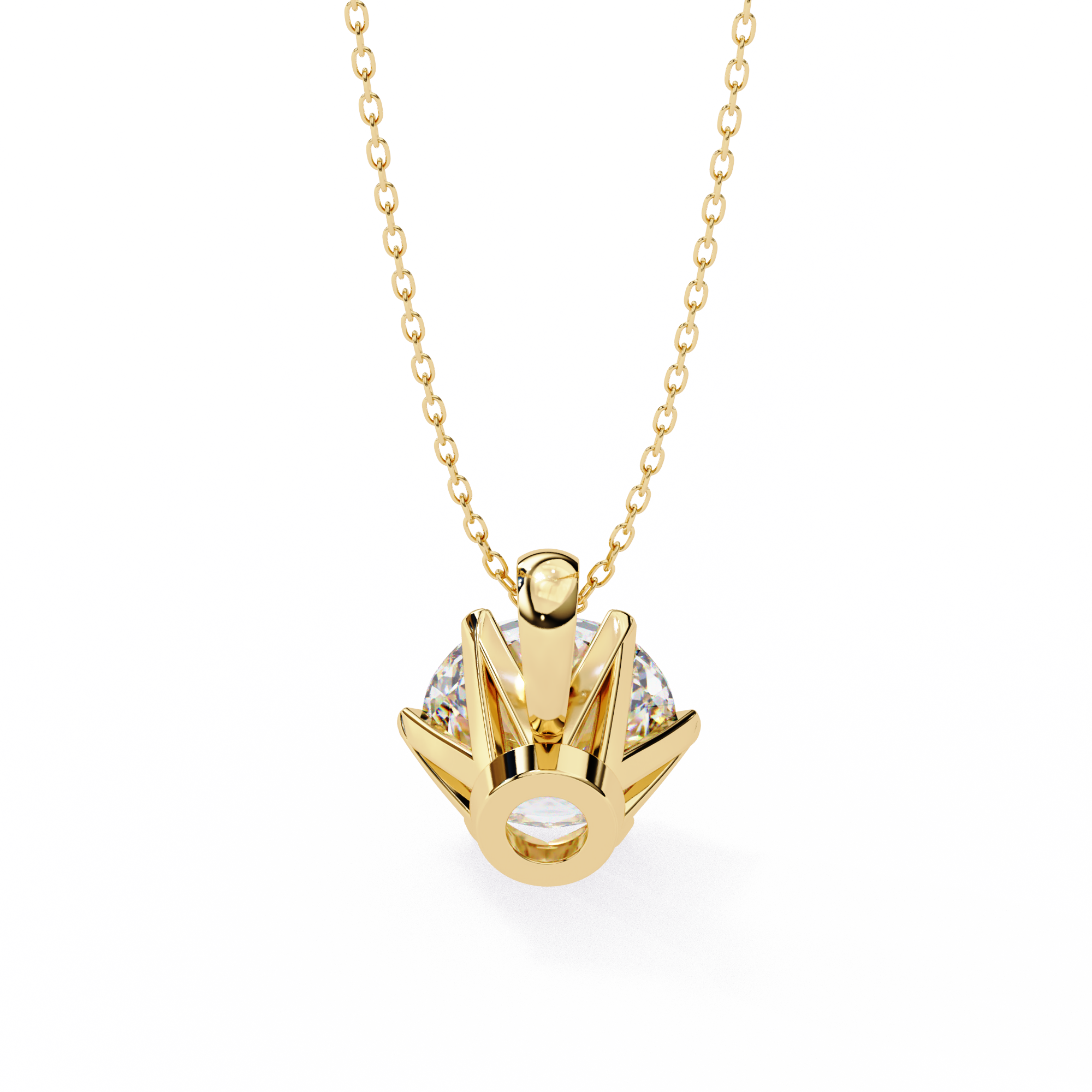 Mallory Solitaire Pendant